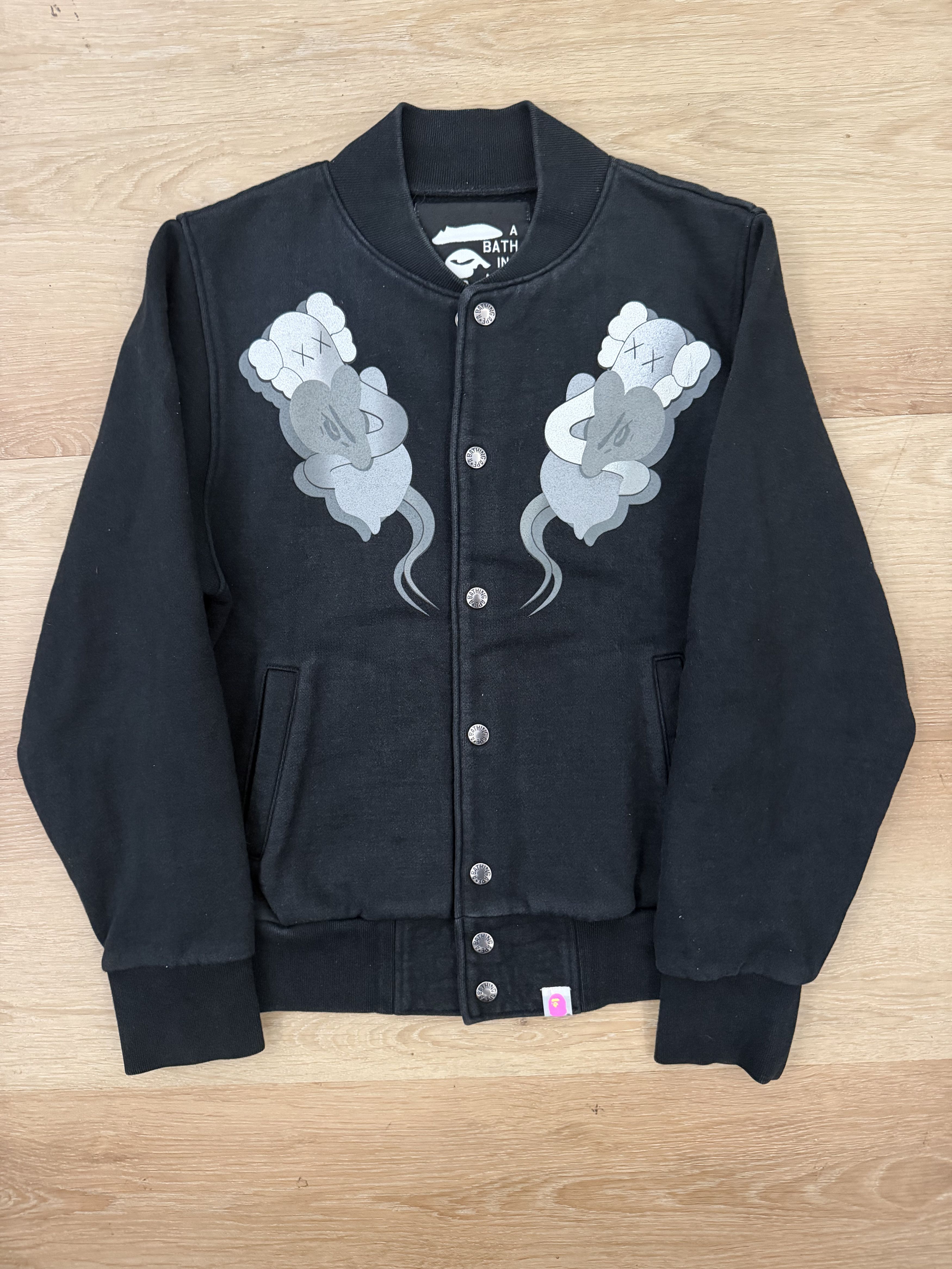 Bape × Kaws Bape 2007x Kaws Bendy Varsity Jacket Size M / US 6-8 / IT 42-44 - 1 Thumbnail