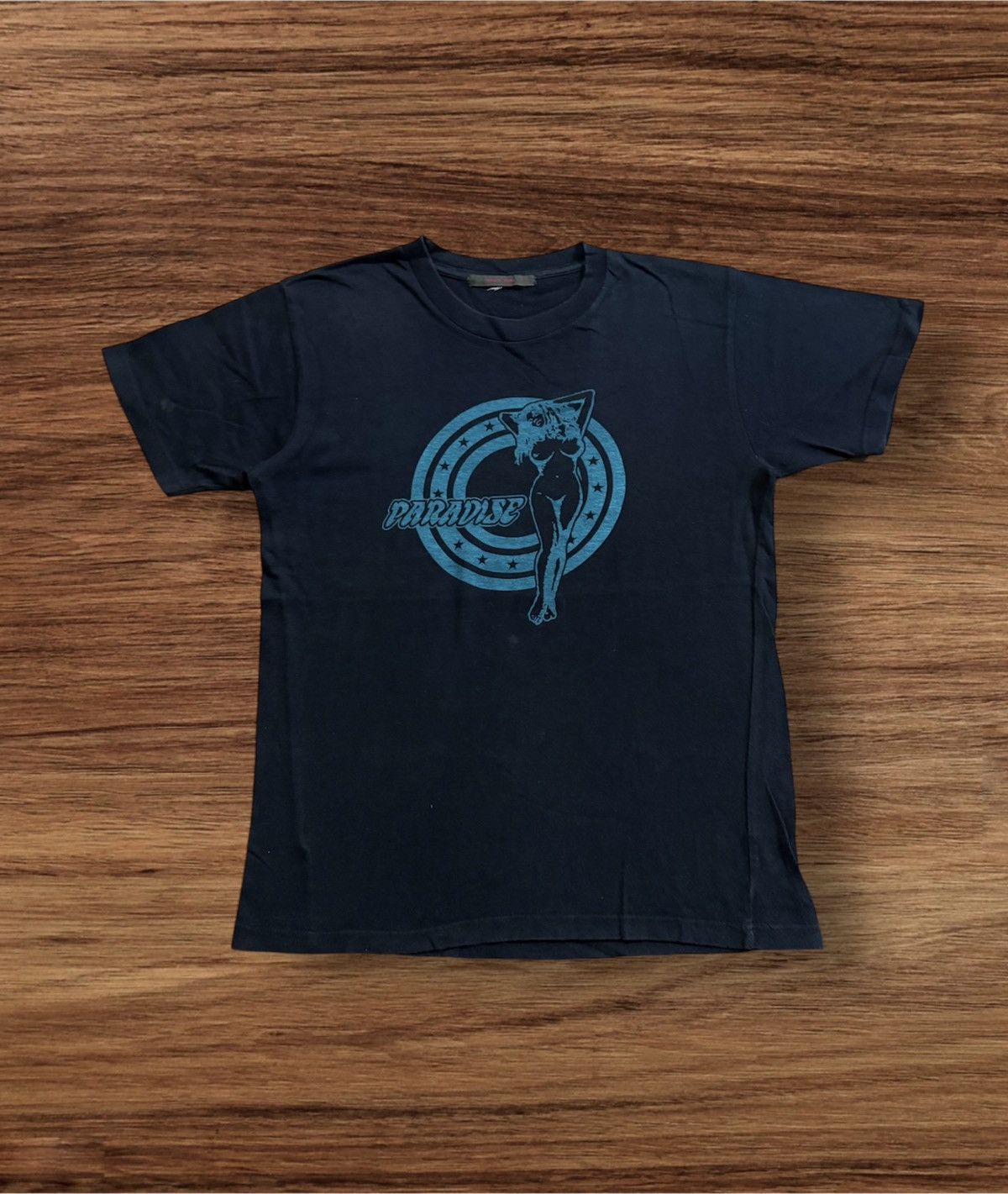 Japanese Brand Japanese Brand PARADIS TERRE Over Print Tee Size US S / EU 44-46 / 1 - 1 Thumbnail