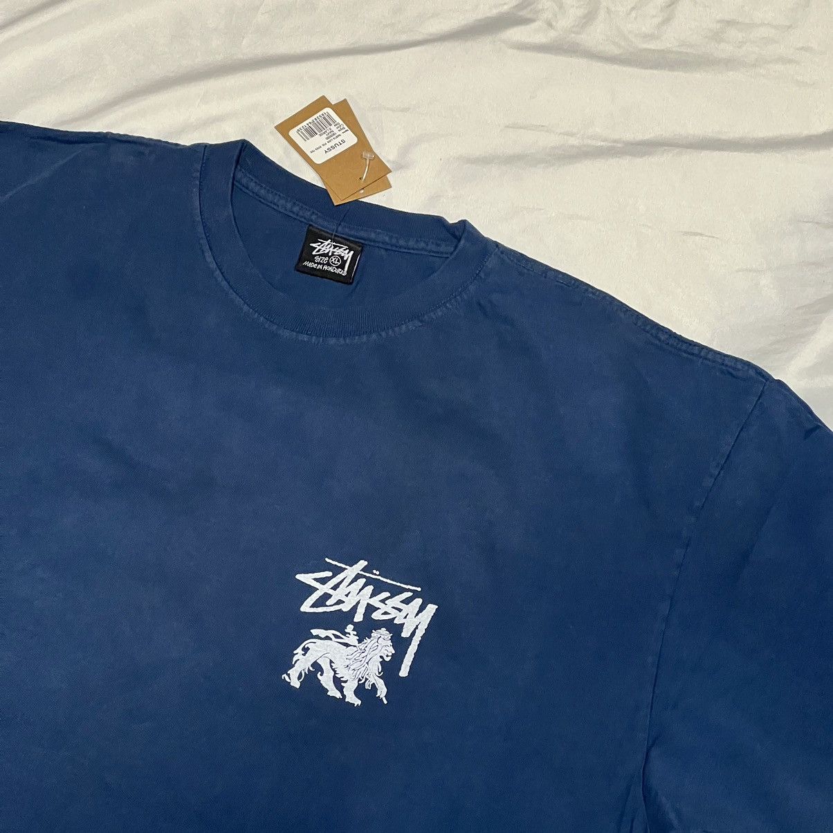 Stussy Stussy Lion Dot Pigment Dyed Shirt Size US XL / EU 56 / 4 - 2 Thumbnail