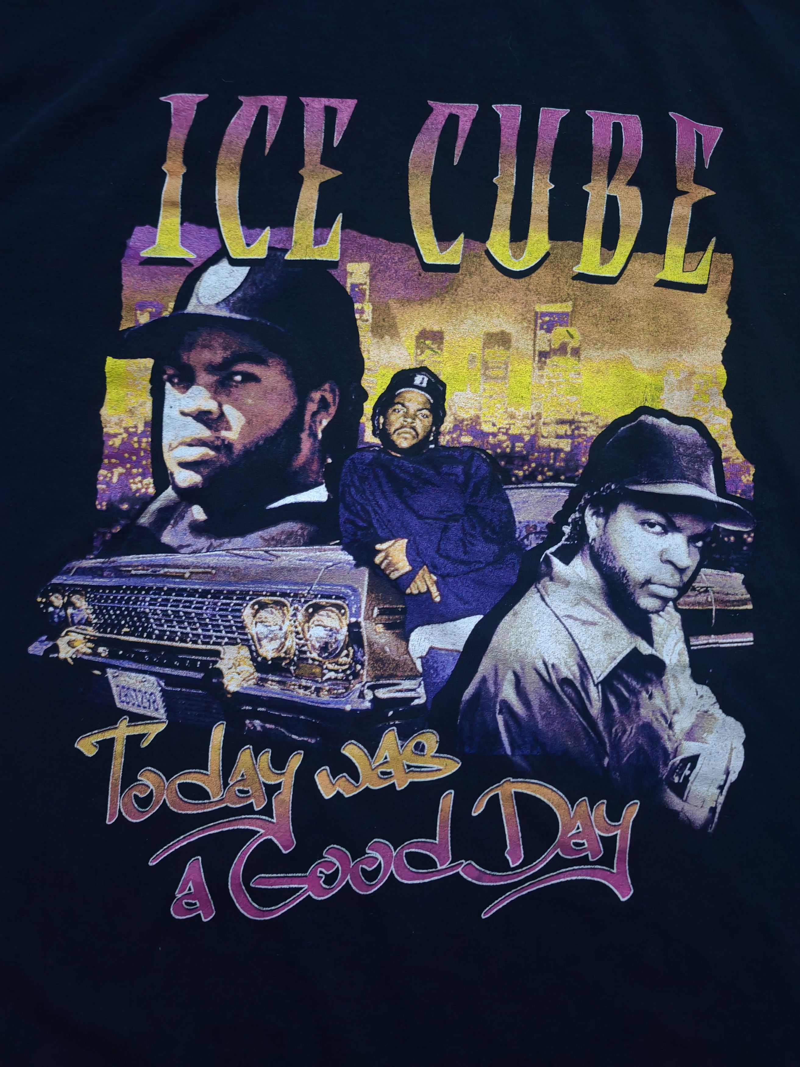 Rap Tees 🔥Hot AOP Ice Cube Rapper O'Shea Jackson Boyz N The Hood Tee Size US L / EU 52-54 / 3 - 3 Thumbnail
