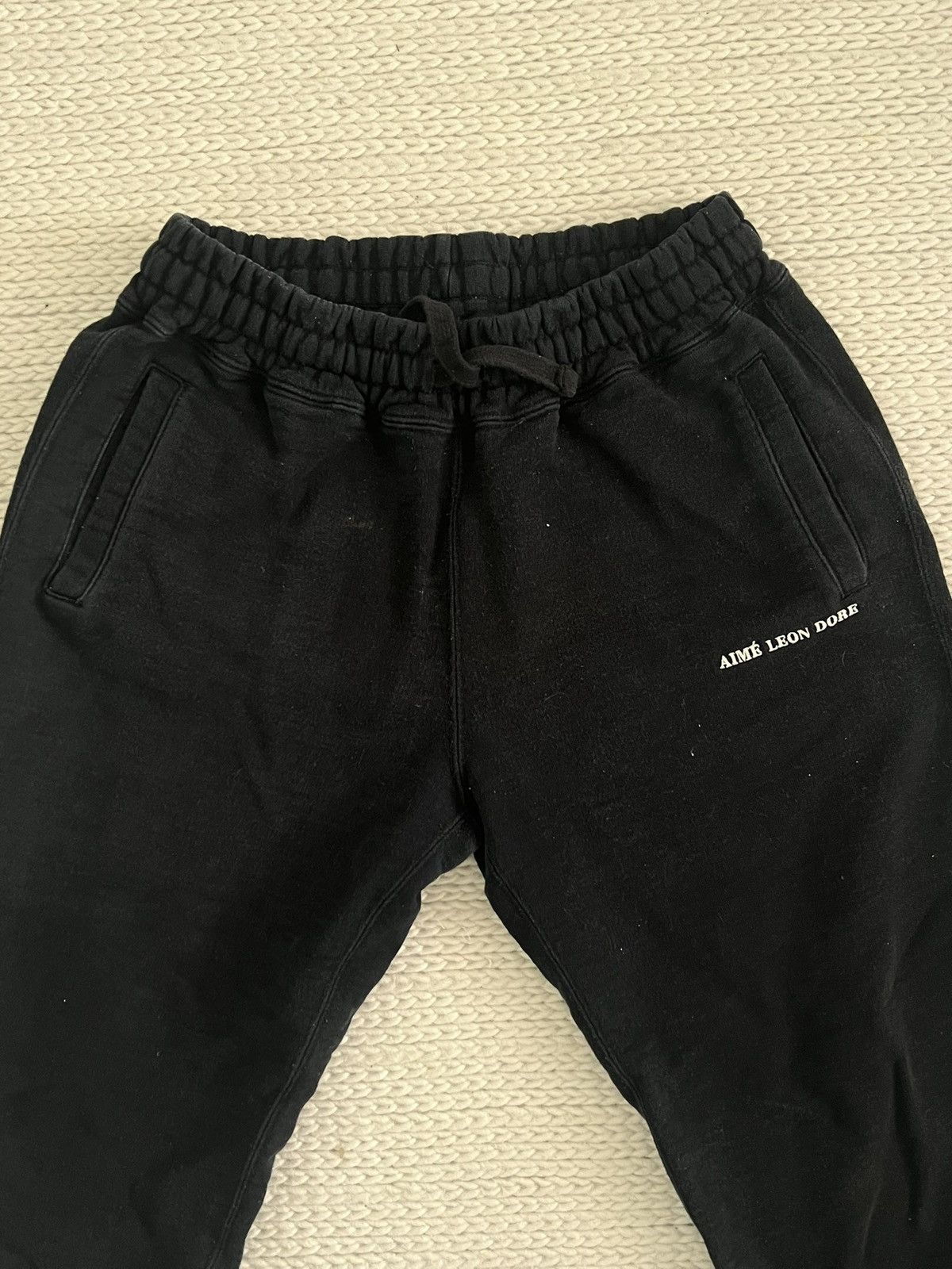 Aime Leon Dore Aime Leon Dore Black Sweatpants Size US 30 / EU 46 - 2 Thumbnail