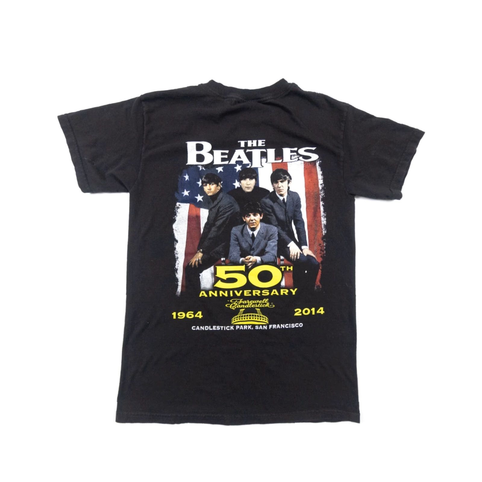 Vintage The Beatles Paul McCartney 2014 Concert Tour T-Shirt Adult Small Black Graphic Music Mens Size US S / EU 44-46 / 1 - 4 Thumbnail