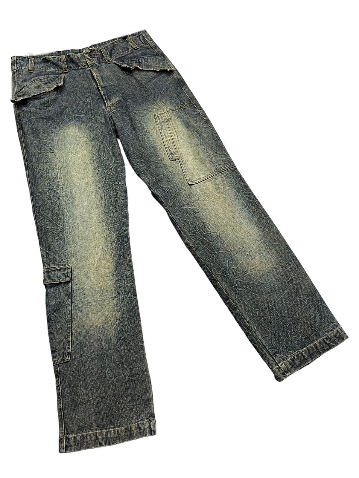 Vintage × Woolrich Woolen Mills FYE🔥Vintage 90’s WOOLRICH Mudmax Claw Mark Baggy Denim Size US 32 / EU 48 - 7 Thumbnail