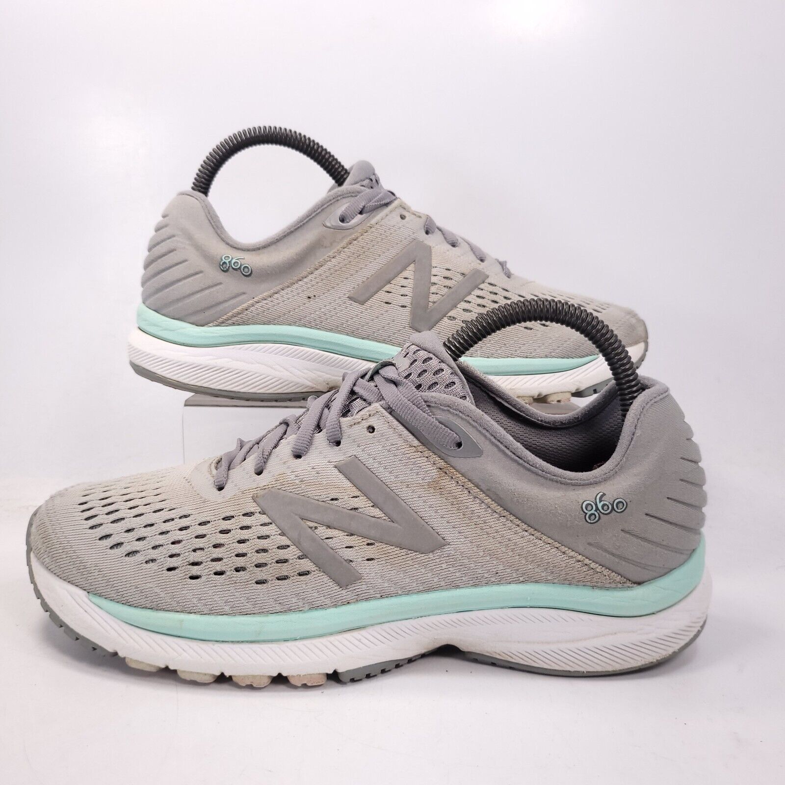 New Balance New Balance 860 Athletic Shoe Women Size 8.5 Gray Blue White Size US 8.5 / IT 38.5 - 5 Thumbnail