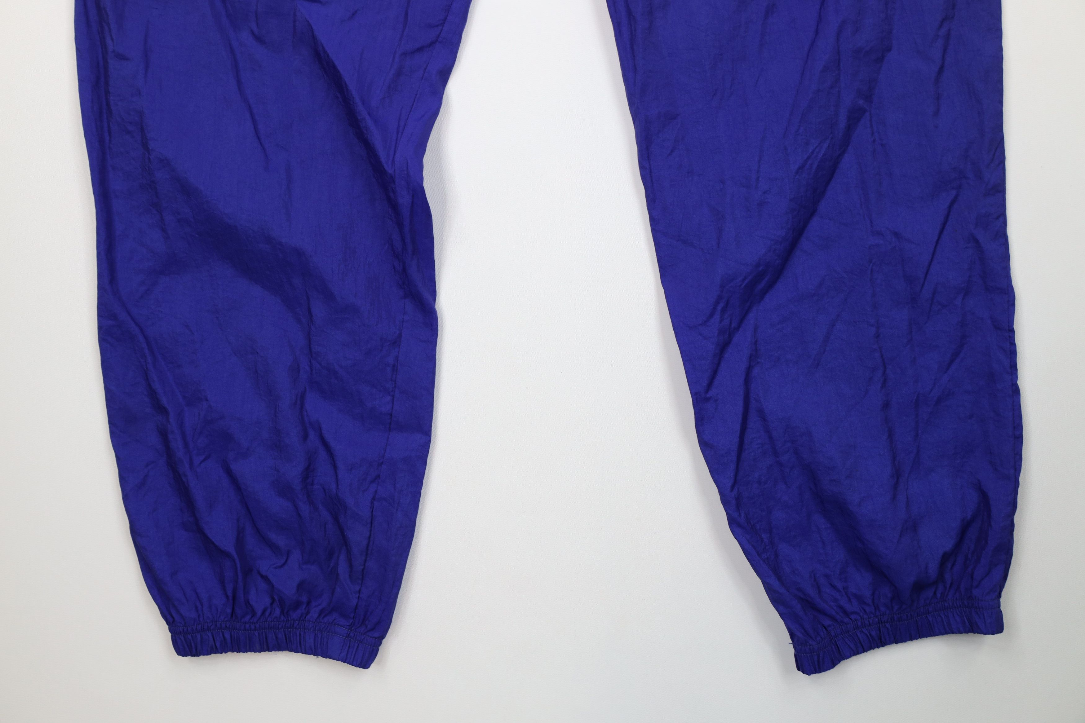 Reebok Vintage 90s Reebok Windbreaker Joggers Pants Blue Nylon Size US 38 / EU 54 - 11 Thumbnail