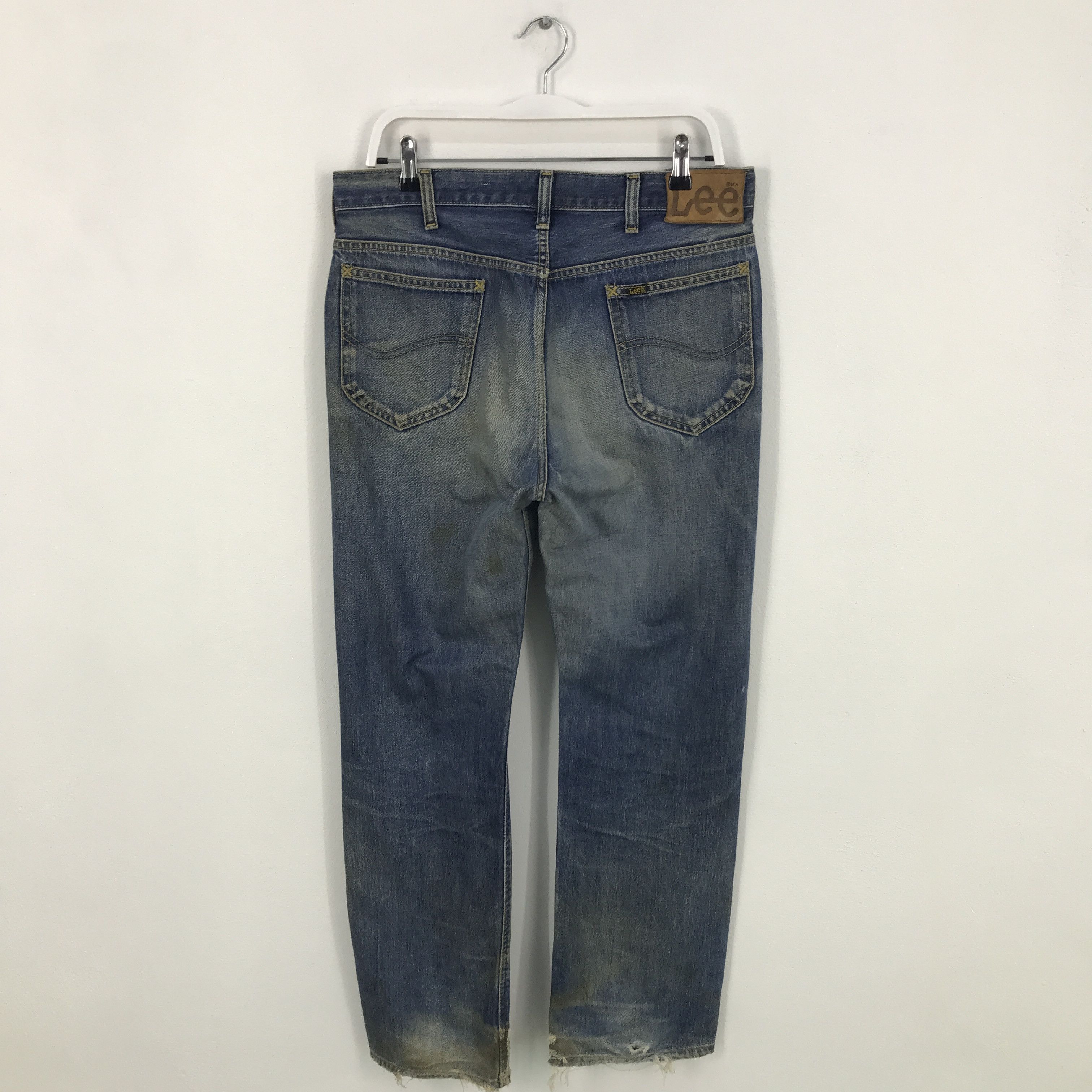 Japanese Brand × Lee Rare Lee Riders distressed Denim Jeans Size US 34 / EU 50 - 2 Thumbnail