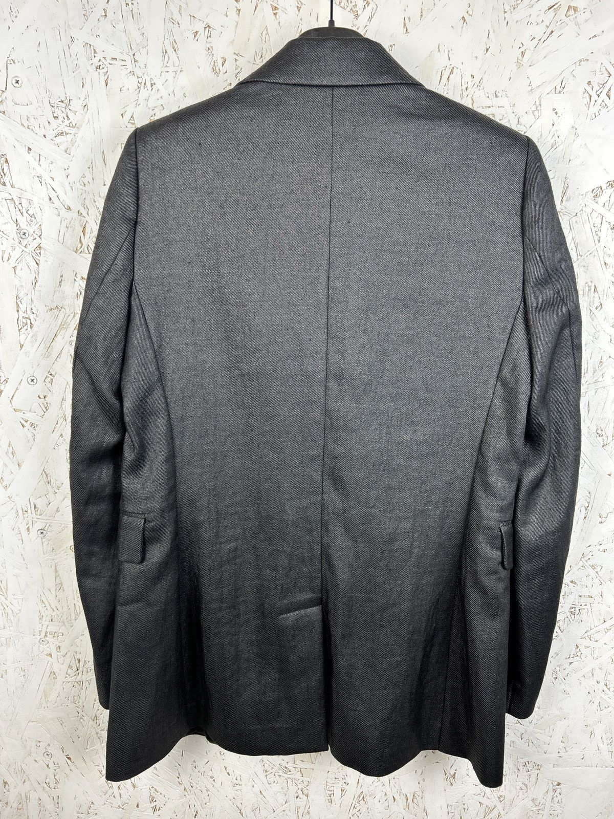 Brunello Cucinelli Brunello Cucinelli Lino Waxed Blazer Jacket Size S / US 4 / IT 40 - 4 Thumbnail
