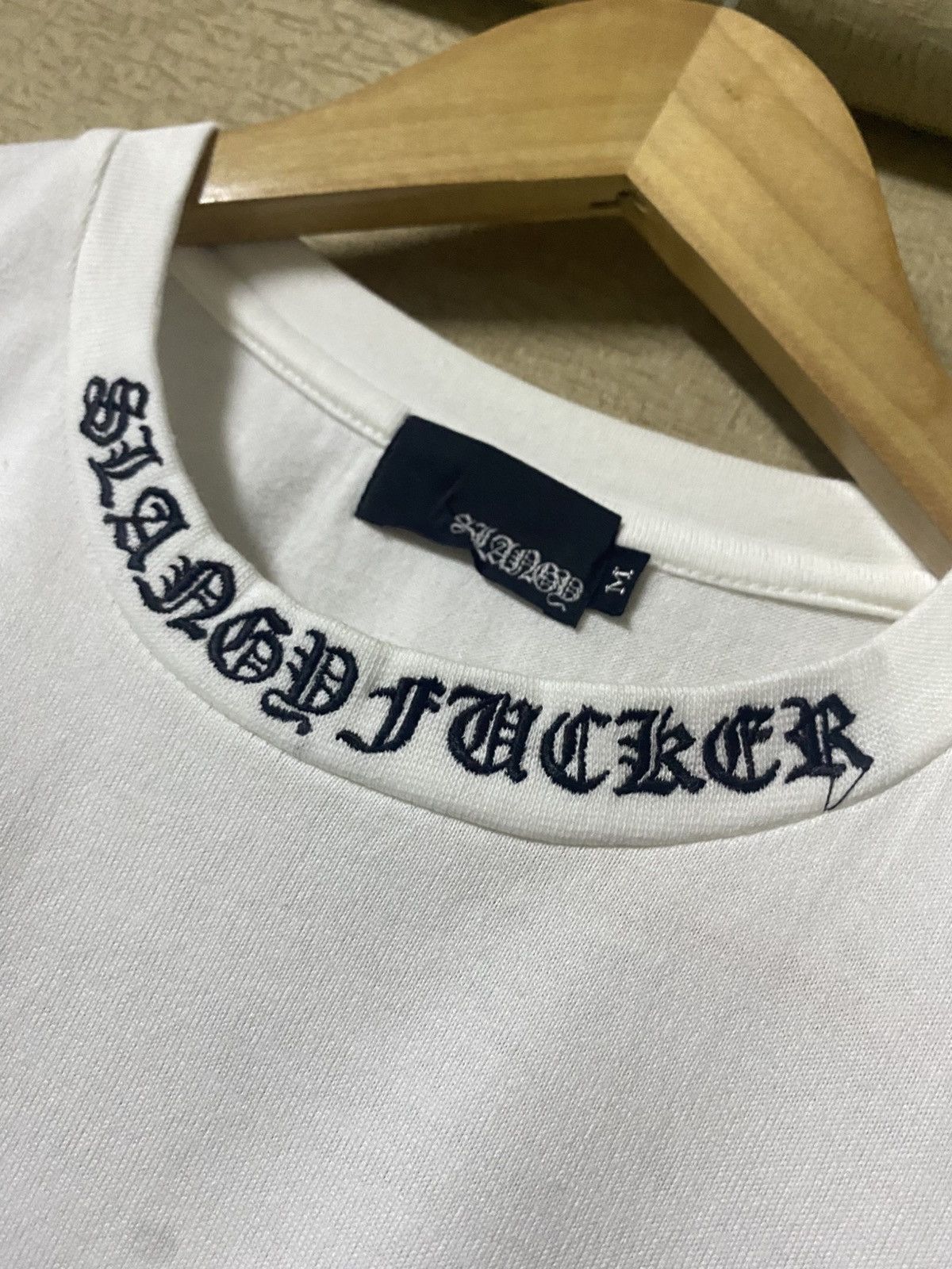 20471120 Japan Slangy Fucker Inspired Chrome Heart Malibu Cross Tee Size US M / EU 48-50 / 2 - 5 Thumbnail