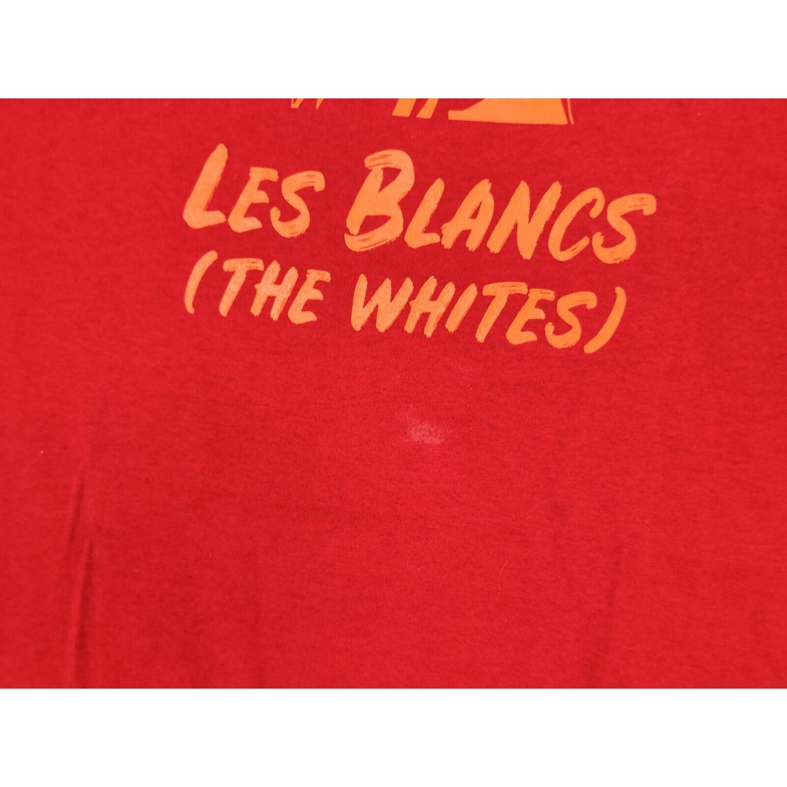 Gildan Les Blancs Shirt Adult Men Red XL The White Play by American Size US XL / EU 56 / 4 - 4 Thumbnail