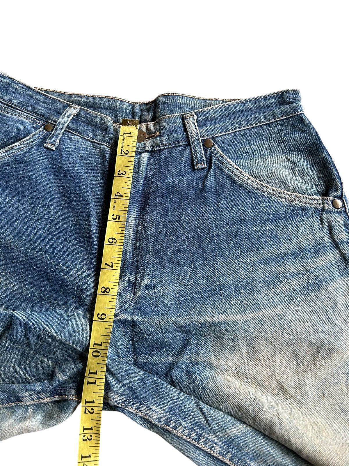 Kapital × Vintage × Wrangler VINTAGE WRANGLER BLUE BELL SELVEDGE DISTRESSED RUSTY DENIM Size US 30 / EU 46 - 19 Thumbnail