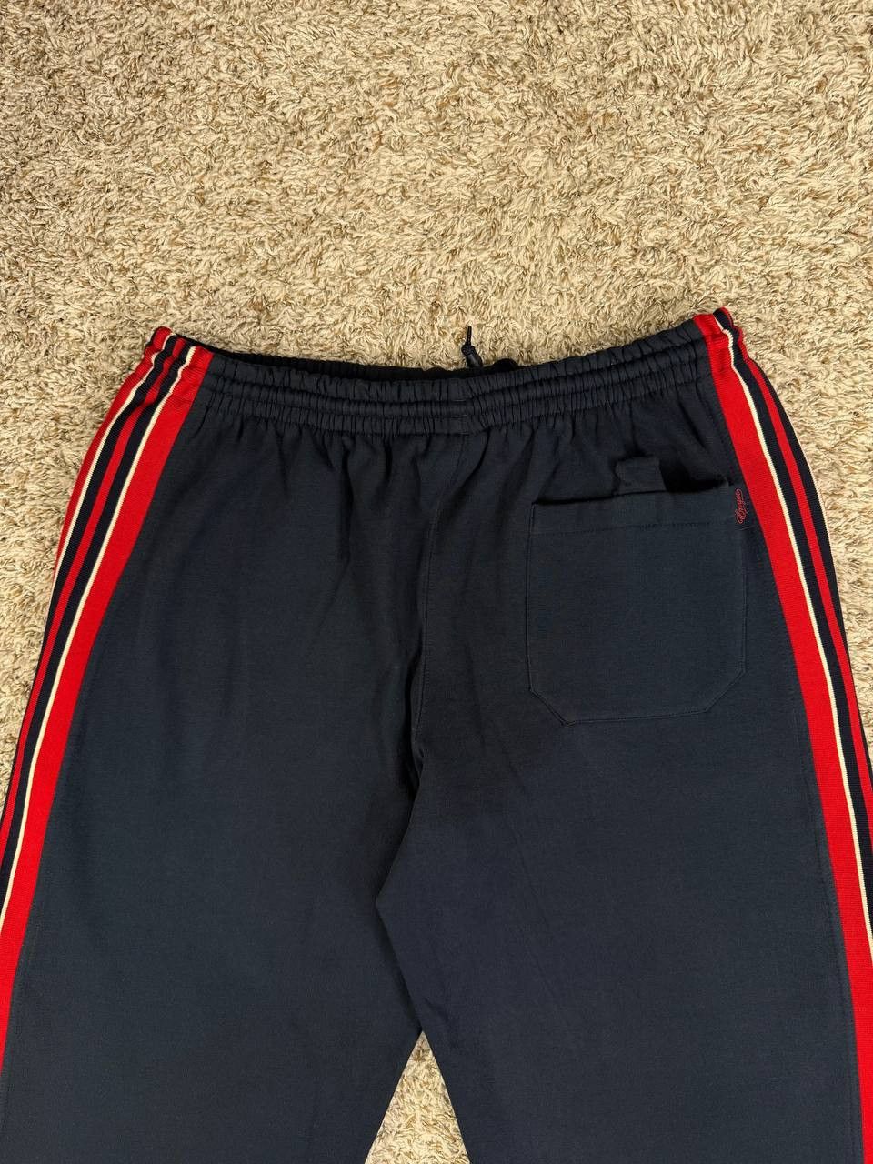 Enyce Enyce Sweatpants Y2K 2000s Red Side Stripe Hip Hop Size US 38 / EU 54 - 12 Thumbnail