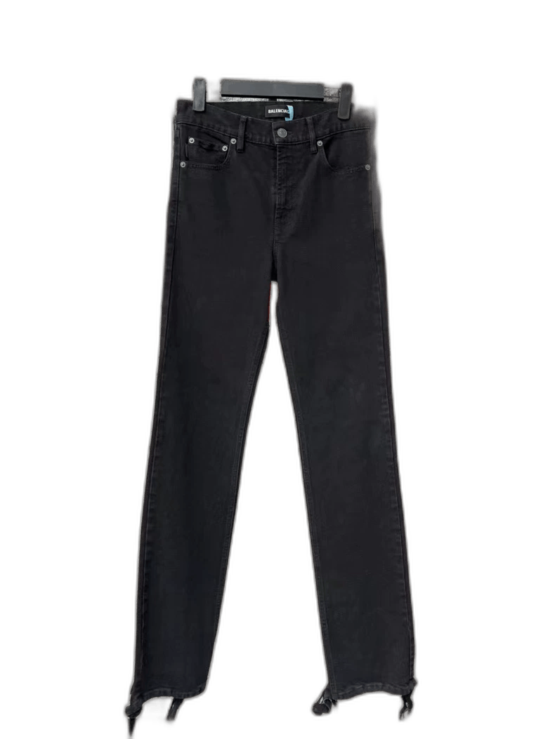 Balenciaga Balenciaga Distressed Straight Leg Jeans-yf Size US 29 - 1 Thumbnail