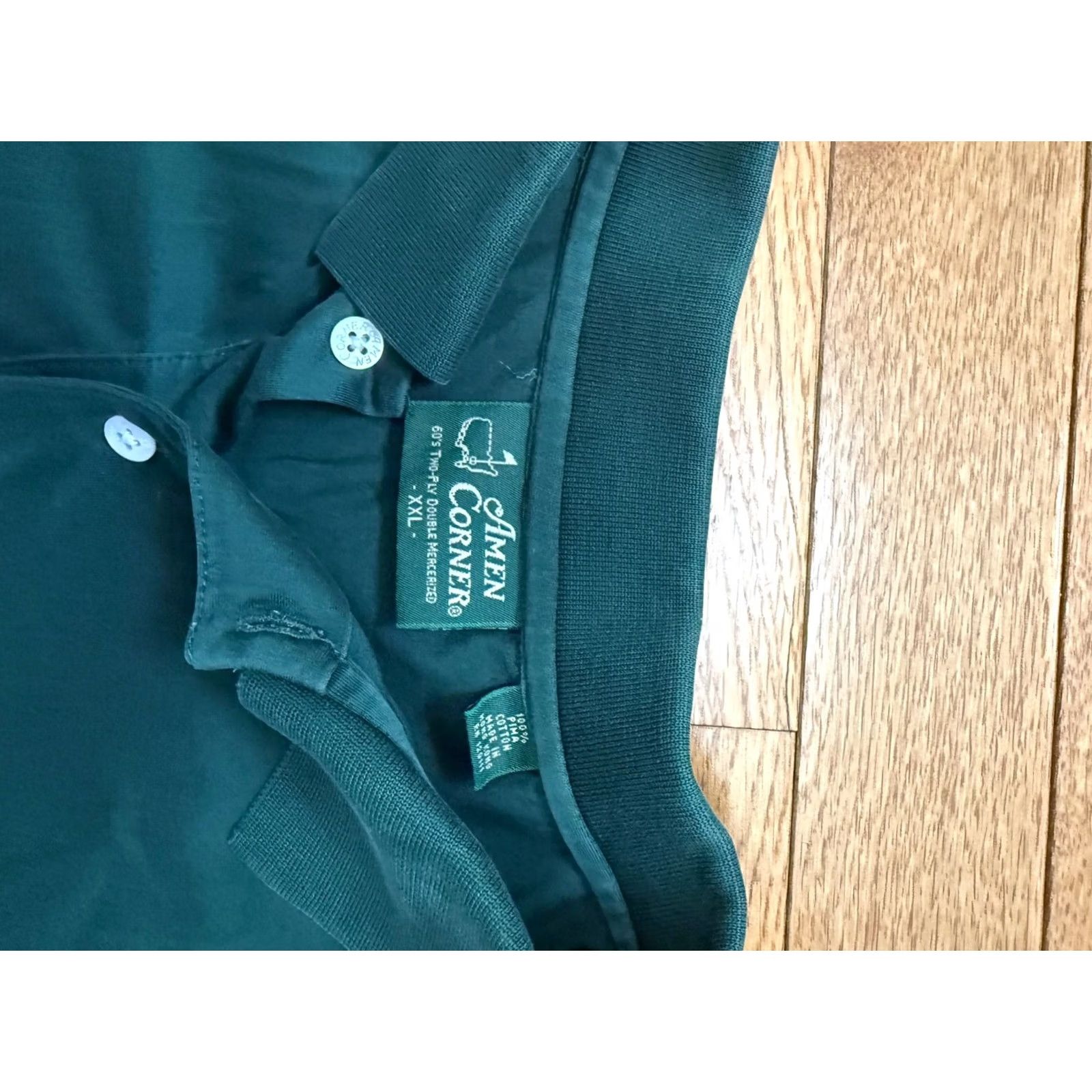 Vintage Vintage Masters Collection Polo Shirt Mens XL Green Logo Pima Cotton Golf Shirt Size US XL / EU 56 / 4 - 4 Thumbnail