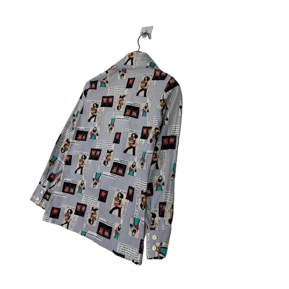 Japanese Brand BELLE ETOILE Fullprint Shirt #0117-C6 Size S / US 4 / IT 40 - 9 Thumbnail