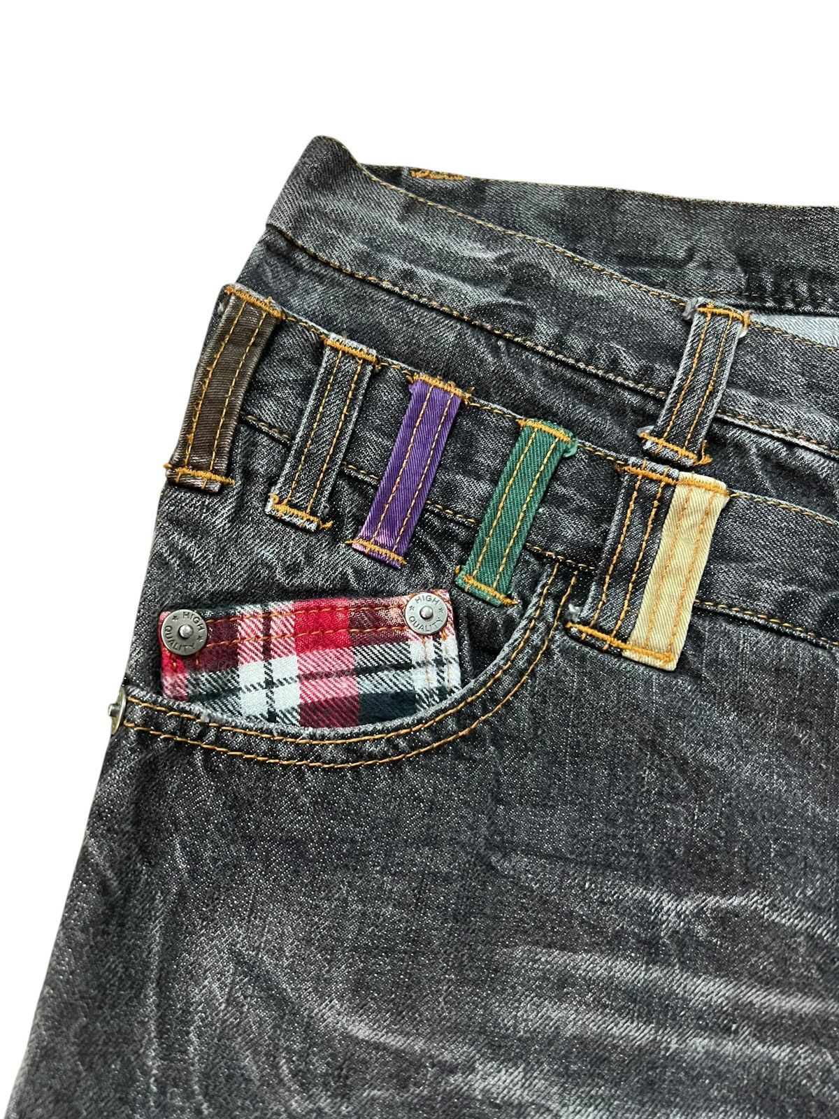 Japanese Brand 💥Double Waist💥Vintage Nylaus Clothing Clawmark If Six Style Size US 31 - 8 Thumbnail