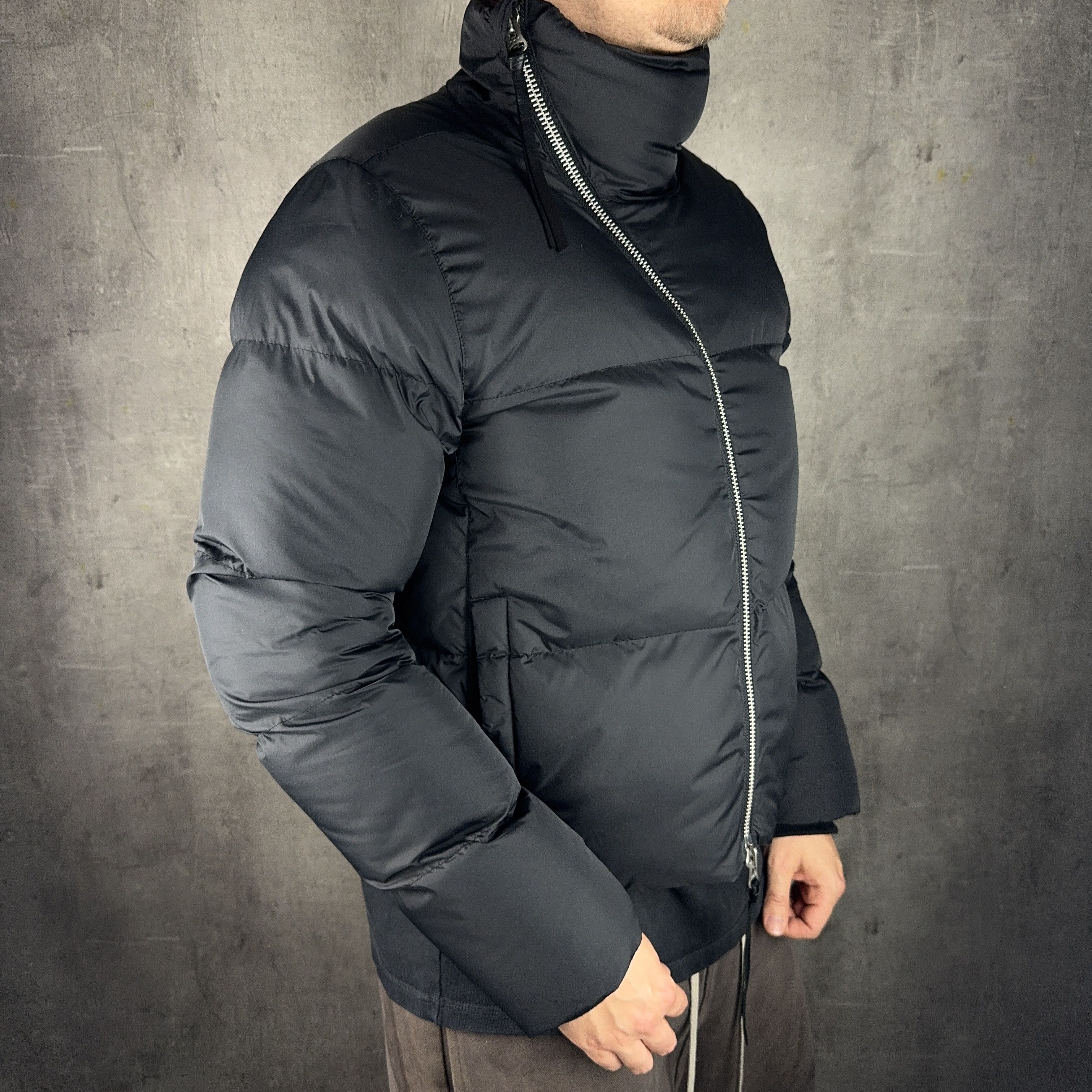 Thom Krom THOM KROM Asymmetrical Zip Quilted Puffer Jacket Size US L / EU 52-54 / 3 - 6 Thumbnail