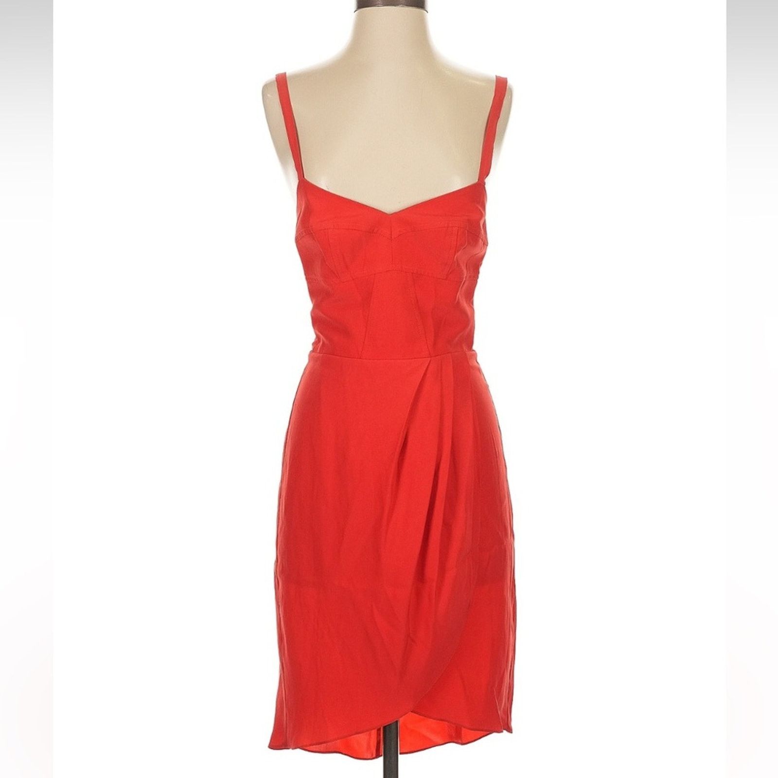 Amanda Uprichard Amanda Uprichard Silk Cocktail Mini Dress - Size Small Size S / US 4 / IT 40 - 1 Thumbnail