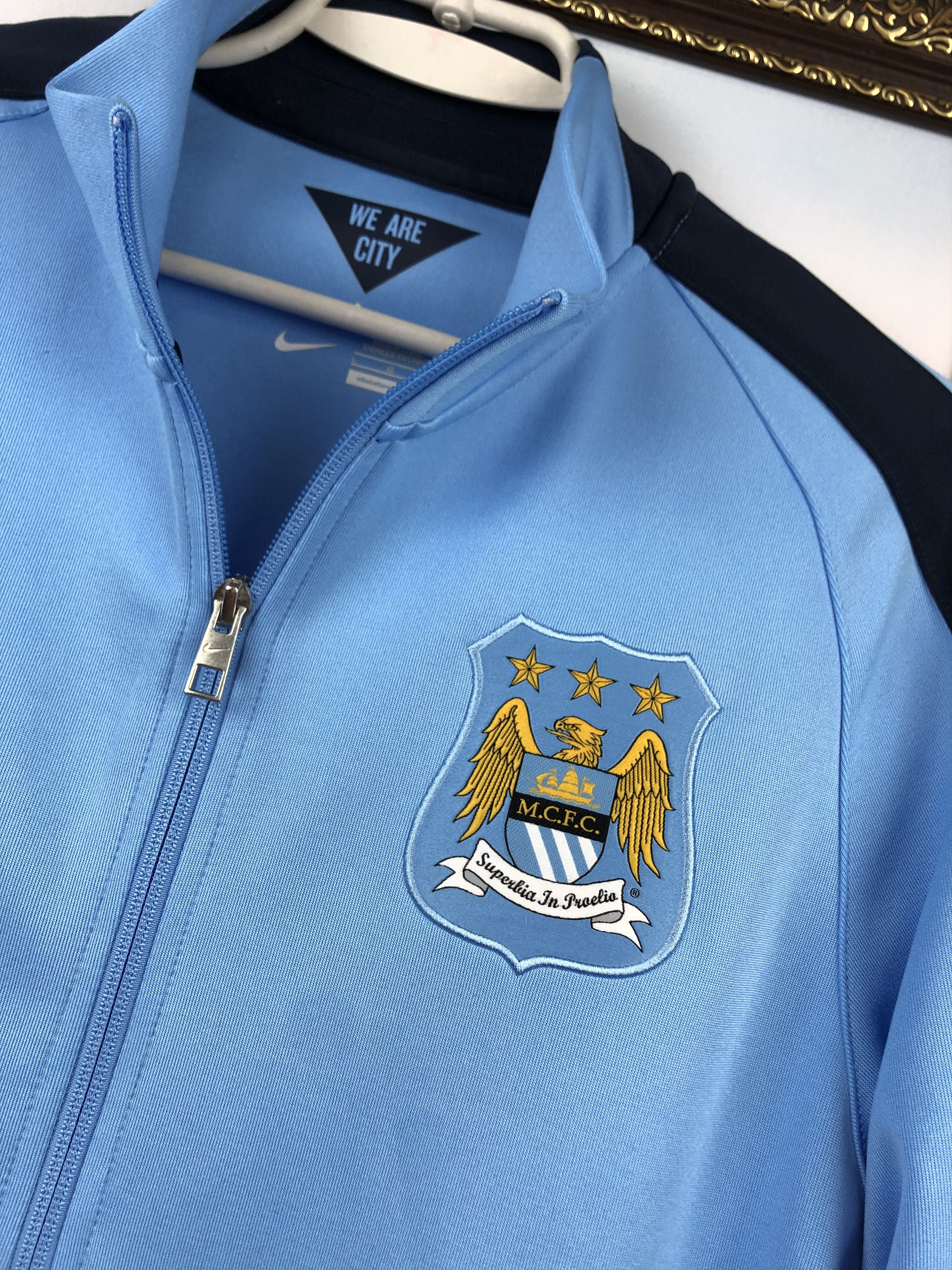 Nike Manchester City Football Nike Jacket Soccer Track Top Rare Size US L / EU 52-54 / 3 - 5 Thumbnail