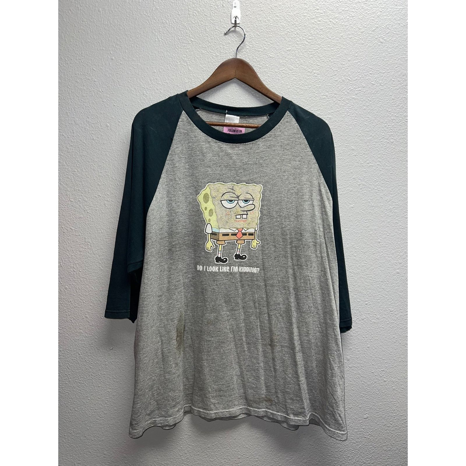 Nickelodeon Vintage Spongebob Squarepants Shirt Nickelodeon Shirt XL Size US XL / EU 56 / 4 - 1 Thumbnail
