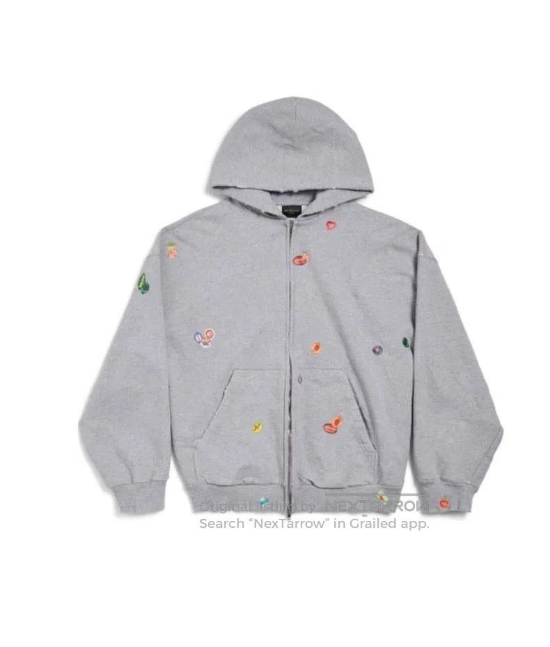 Balenciaga Balenciaga 25ss Seal Zipper Sweater. Size US M / EU 48-50 / 2 - 6 Thumbnail