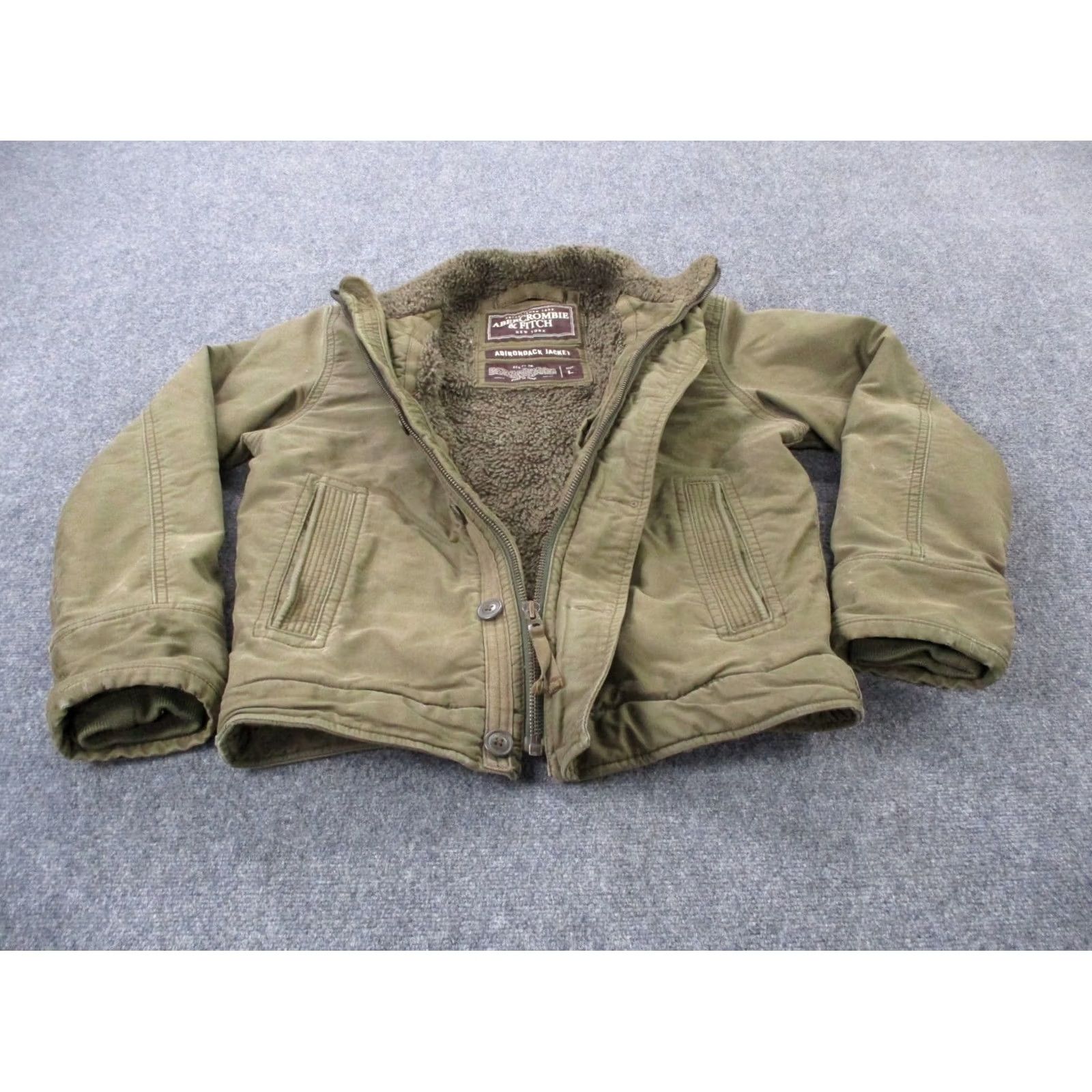 Abercrombie & Fitch Abercrombie Fitch Jacket Mens L Adirondack Coat Wool Sherpa Lined Heavy Outdoors Size US L / EU 52-54 / 3 - 2 Thumbnail