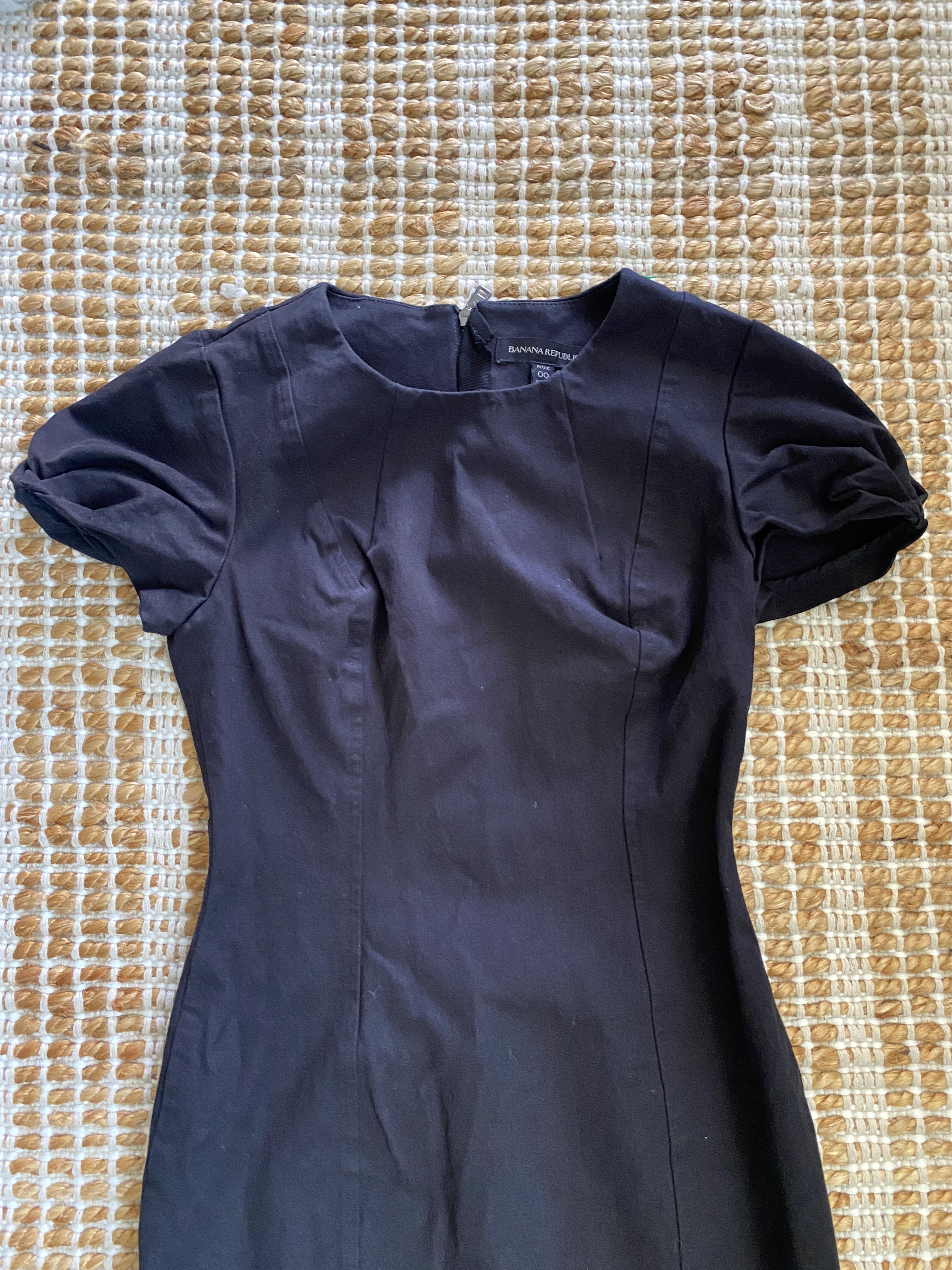 Banana Republic Banana Republic 00 Petite Black Dress – Cap Sleeve LBD Size XXS / US 00 / IT 34 - 11 Thumbnail