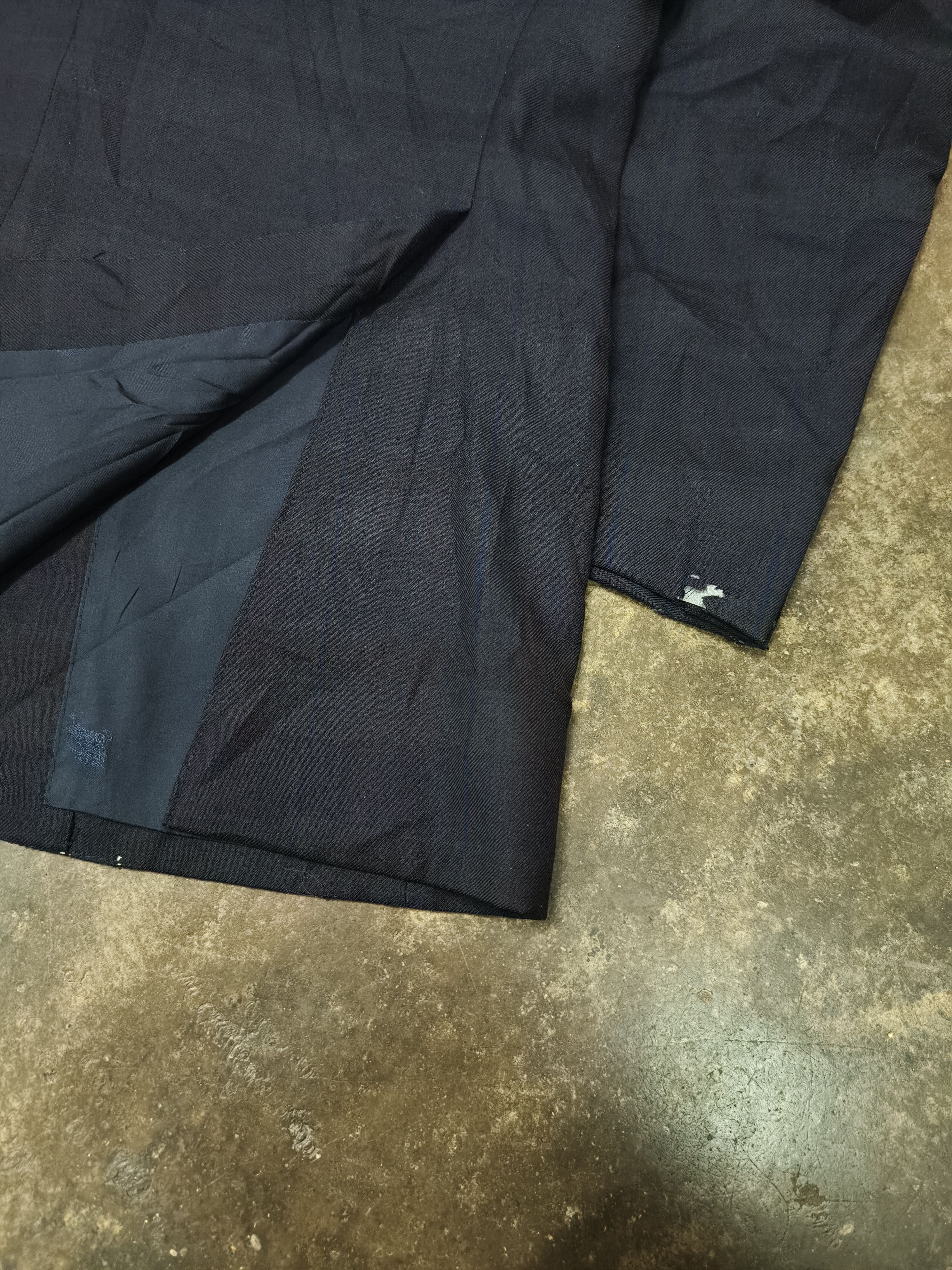 Burberry VINTAGE BURBERRY PLAID DISTRESSED BLAZER JACKET Size 42R - 9 Thumbnail