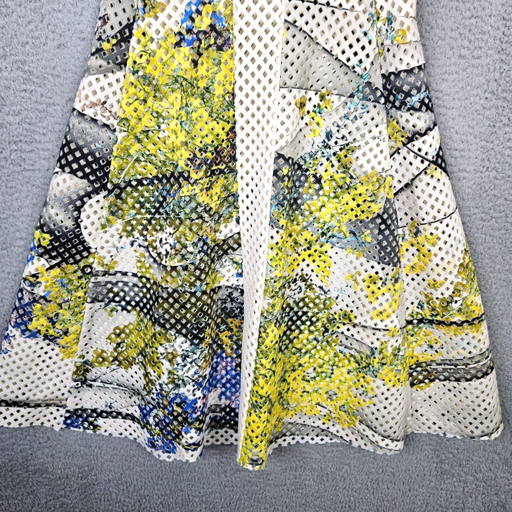 Clover Canyon CLOVER CANYON Women's Space Garden Print Perforated Neoprene Dress XS Size XS / US 0-2 / IT 36-38 - 5 Thumbnail
