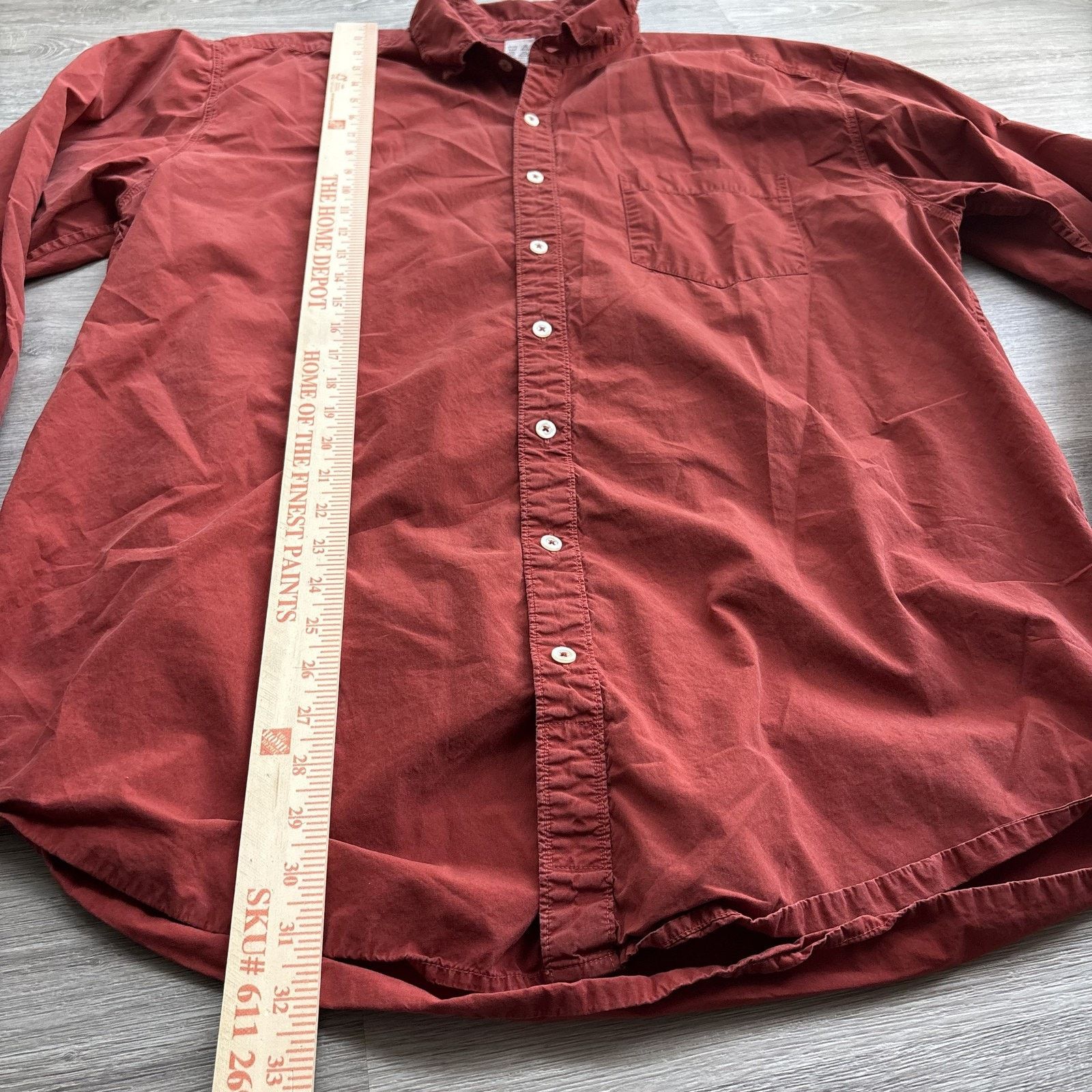 The Territory Ahead The Territory Ahead Mens XLT Red Long Sleeve Button Down Size US XL / EU 56 / 4 - 3 Thumbnail