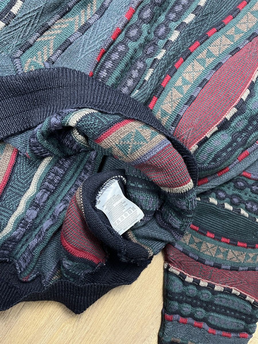 Vintage ➕ vintage tundra coogi style cable knit crazy sweater rare Size US L / EU 52-54 / 3 - 5 Thumbnail