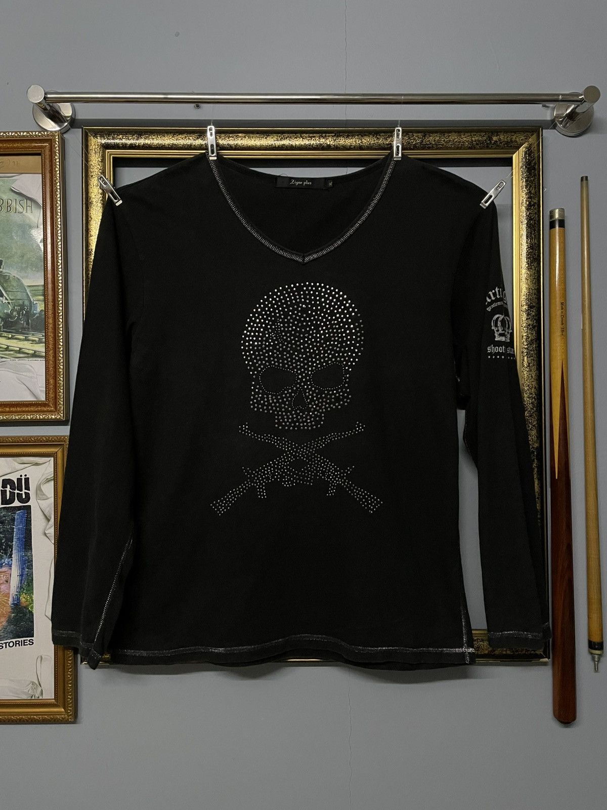 Designer × Japanese Brand × Vintage Vintage 90s Japan Designer Zigue Plus Autonomus Skull Faded Size US M / EU 48-50 / 2 - 1 Thumbnail