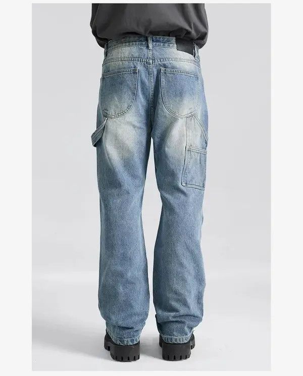 VIBE skate hiphop faded carpenter cargo jeans Size US 32 / EU 48 - 4 Thumbnail