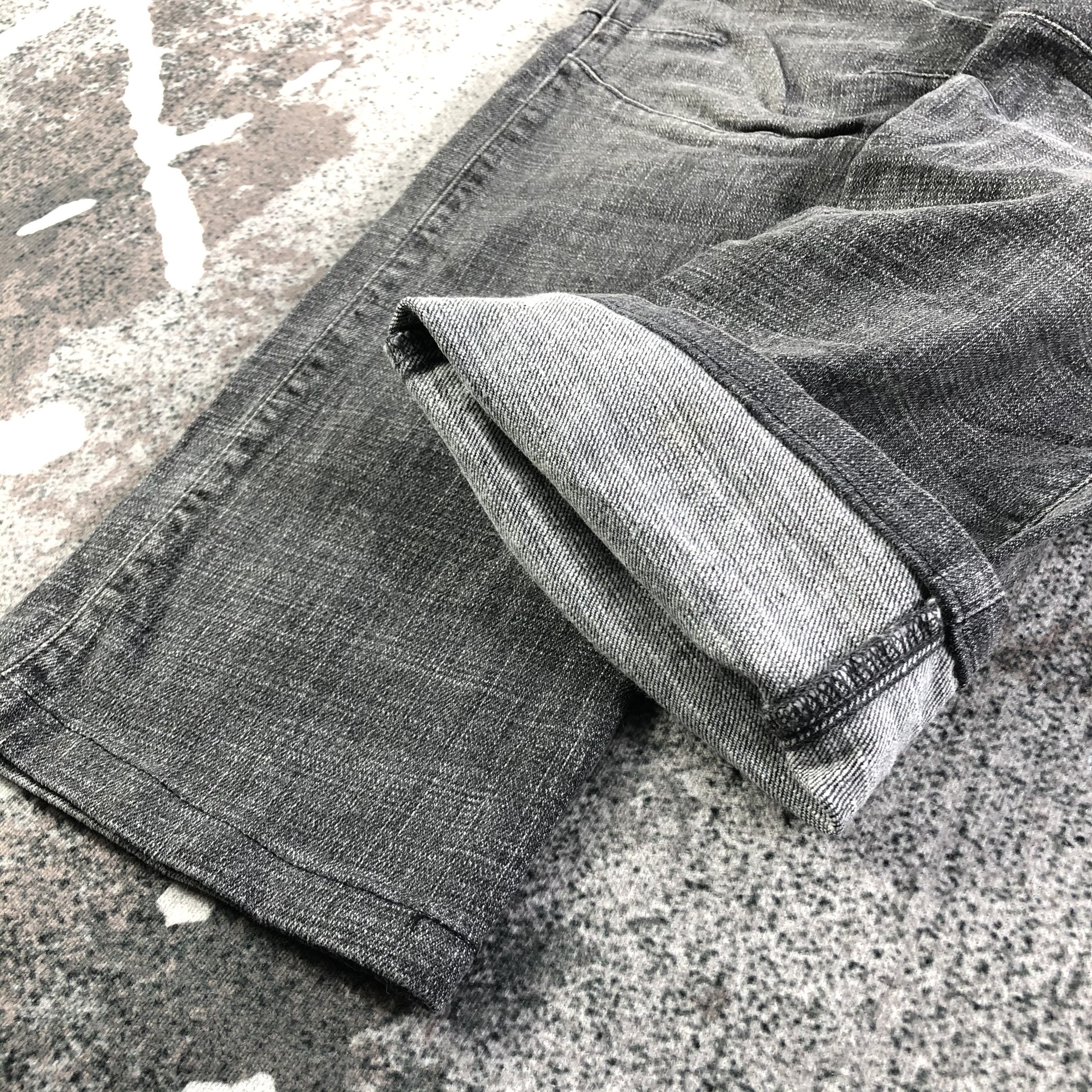 Japanese Brand Quadrophenia Faded Black Biker Jeans KJ2149 Size US 32 / EU 48 - 5 Thumbnail