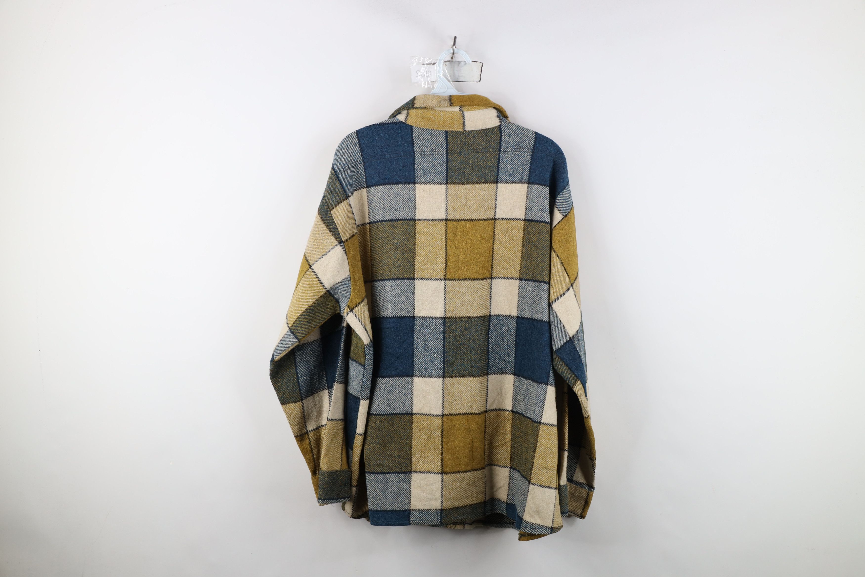 Vintage Vintage 50s 60s Streetwear Button Shirt Jacket Jac Shirt USA Size US XL / EU 56 / 4 - 12 Thumbnail