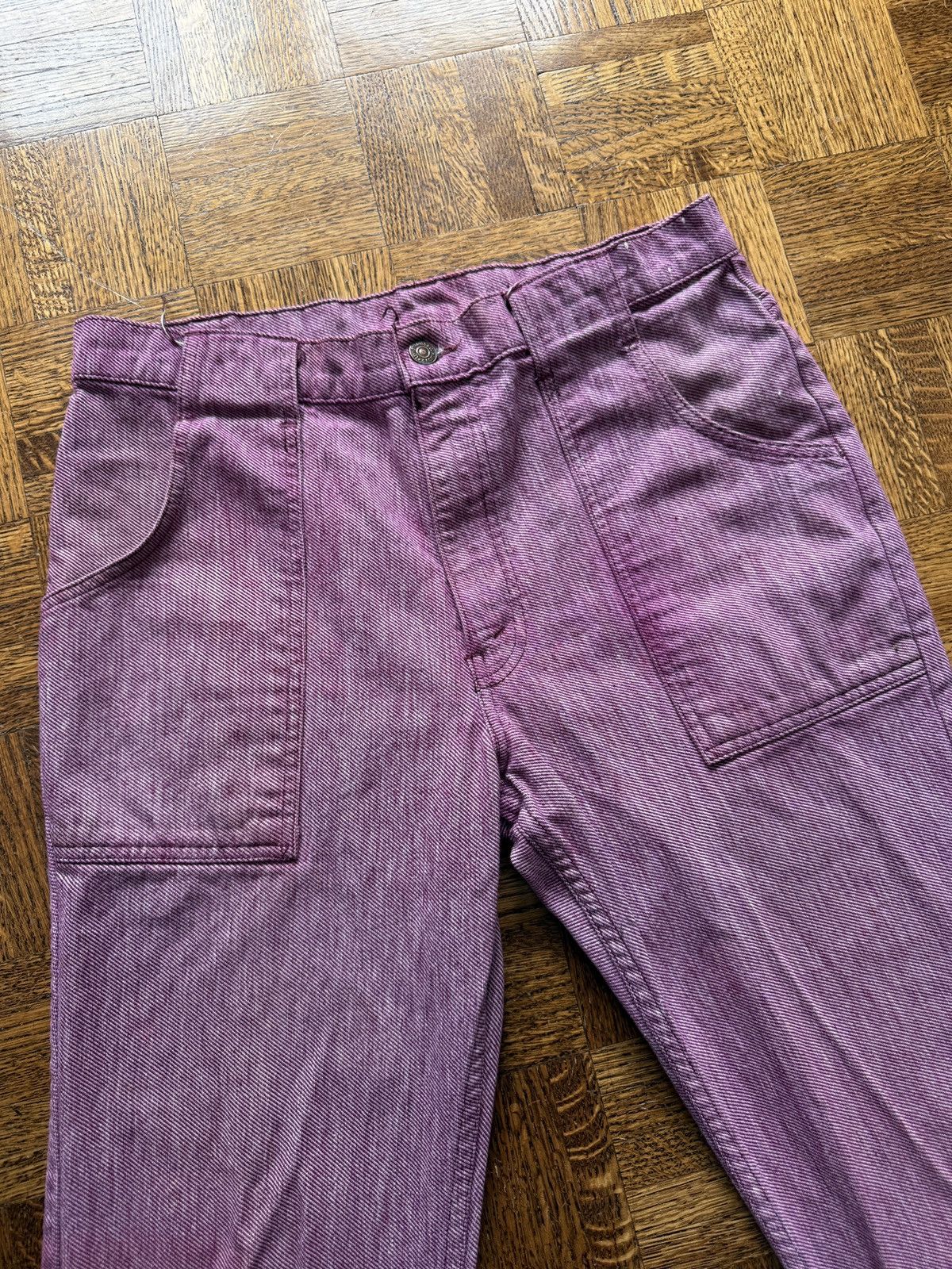 Levi's Vintage 70s Levi's Flared Red Cotton Twill Pants Size US 33 - 5 Thumbnail