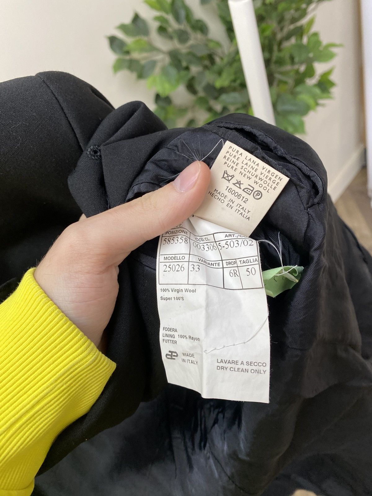 Other Vintage Prandina Black Blazer Size 50R - 9 Thumbnail