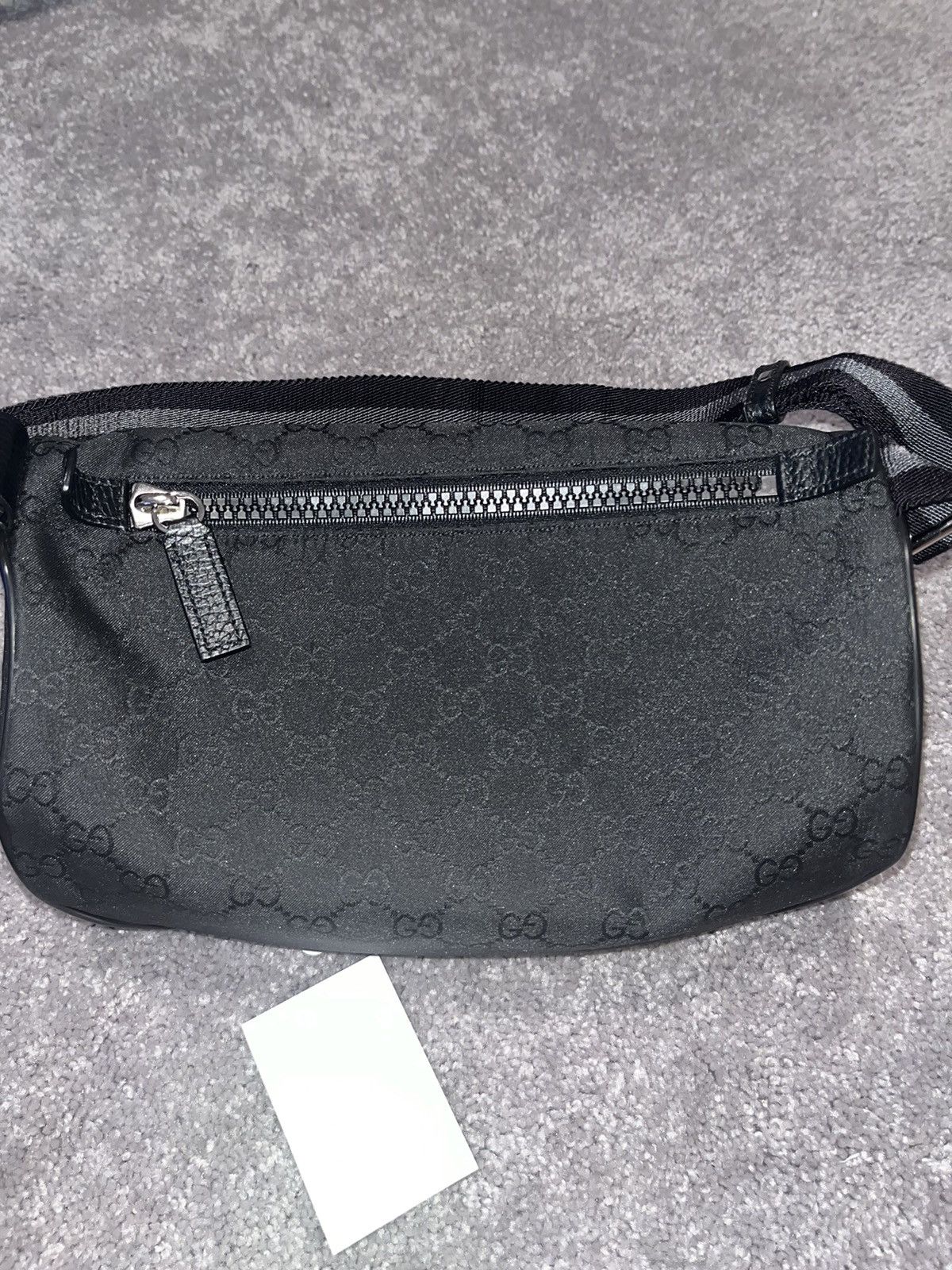 Gucci Gucci Black Nylon Waist Bag Size ONE SIZE - 5 Thumbnail
