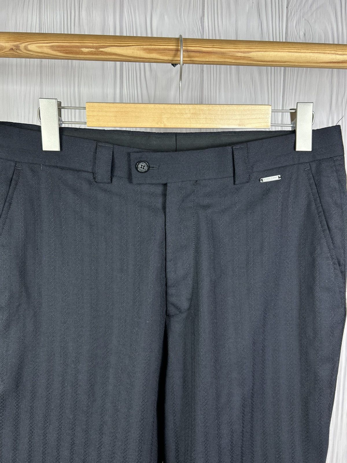 Versace Versace Classic Wool Pants Trouses Size 52 Made In Italy Size 52R - 4 Thumbnail