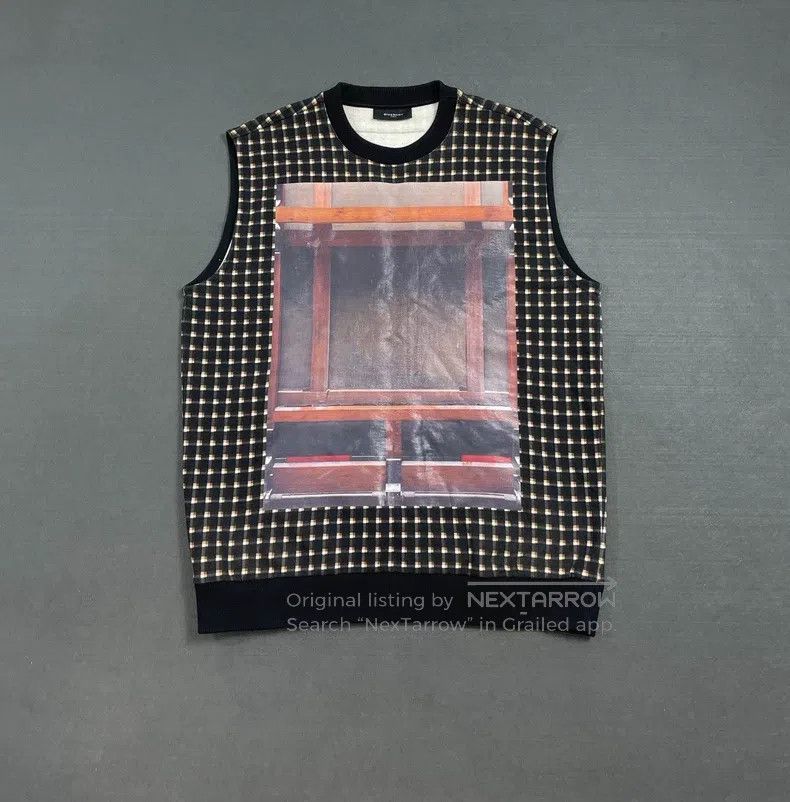 Givenchy Givenchy GVC Plaid Print Sleeveless Hoodie Vest Size US L / EU 52-54 / 3 - 2 Thumbnail