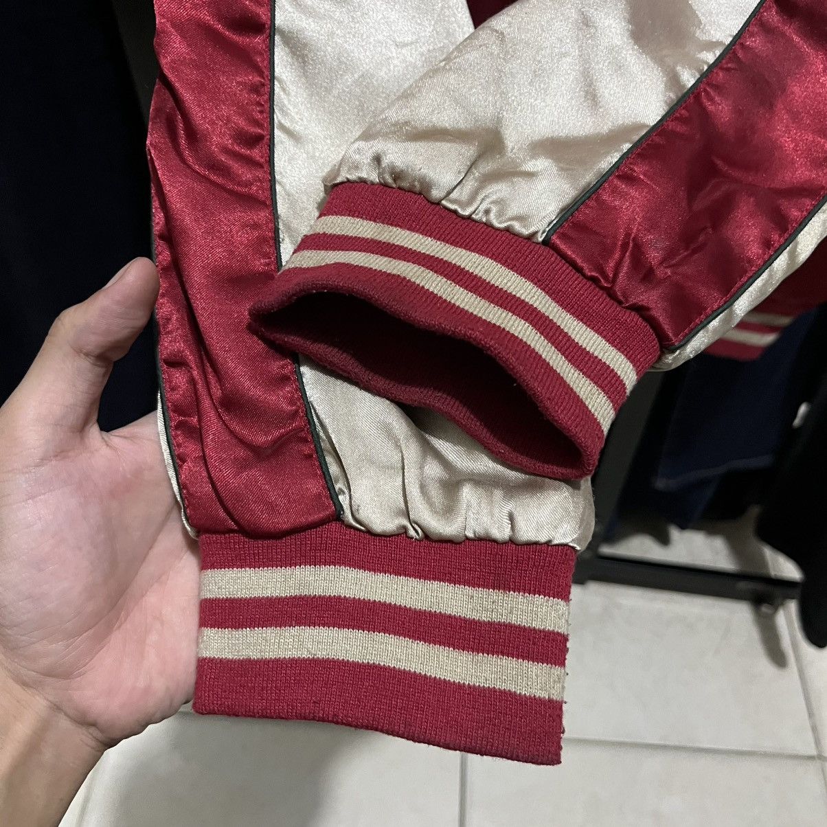 Kapital Rare Vintage Japanese Souvenir Jacket AZDEUX l Satin Bomber Size US XL / EU 56 / 4 - 6 Thumbnail