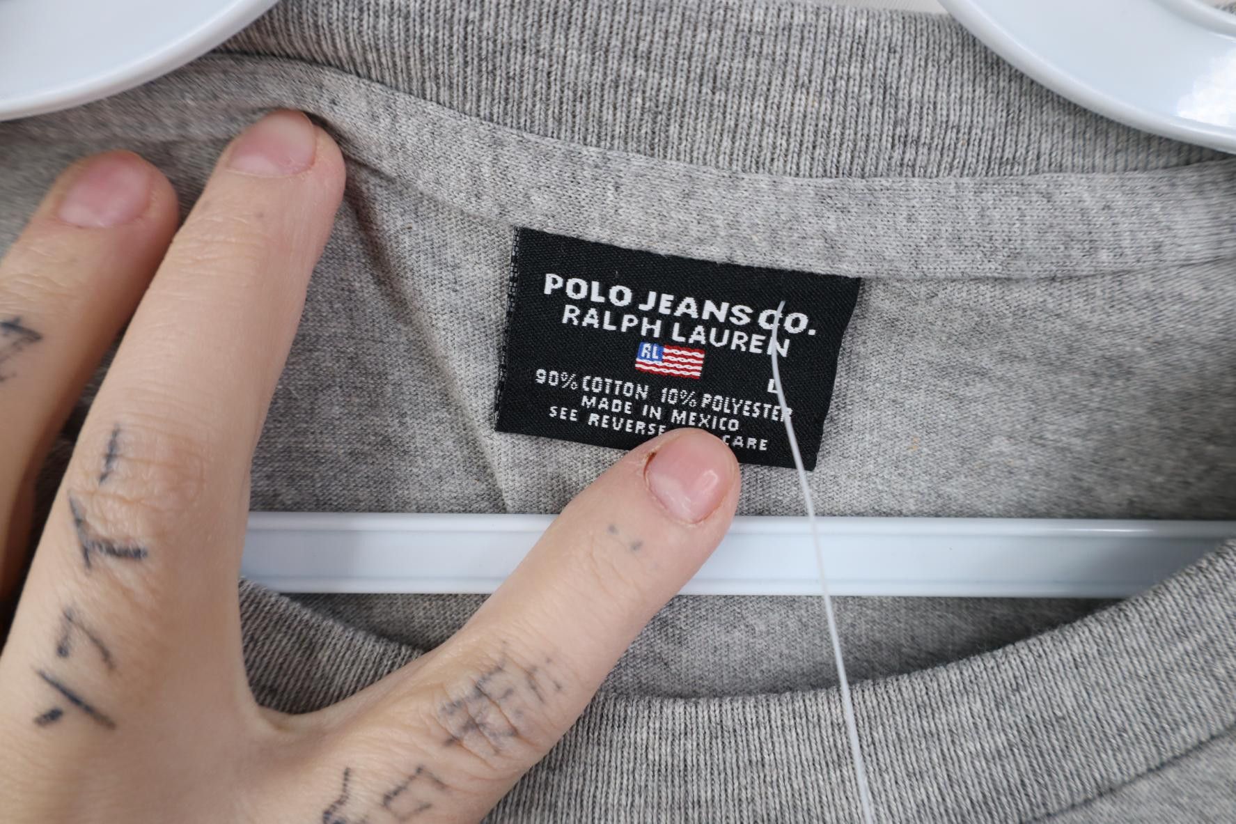 Polo Ralph Lauren Deadstock Vintage 90s Ralph Lauren Bike Long Sleeve T-Shirt Size US L / EU 52-54 / 3 - 8 Thumbnail