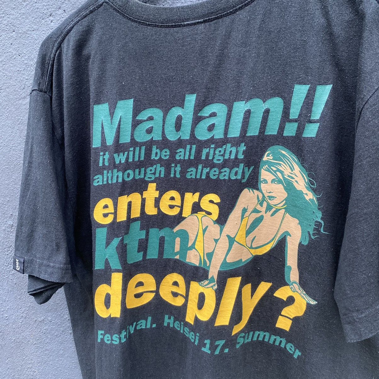 Hot Model Sex Thrashed Faded Vintage Y2K KTM Porn Star ERD GRUNGE TEE Size US XL / EU 56 / 4 - 4 Thumbnail
