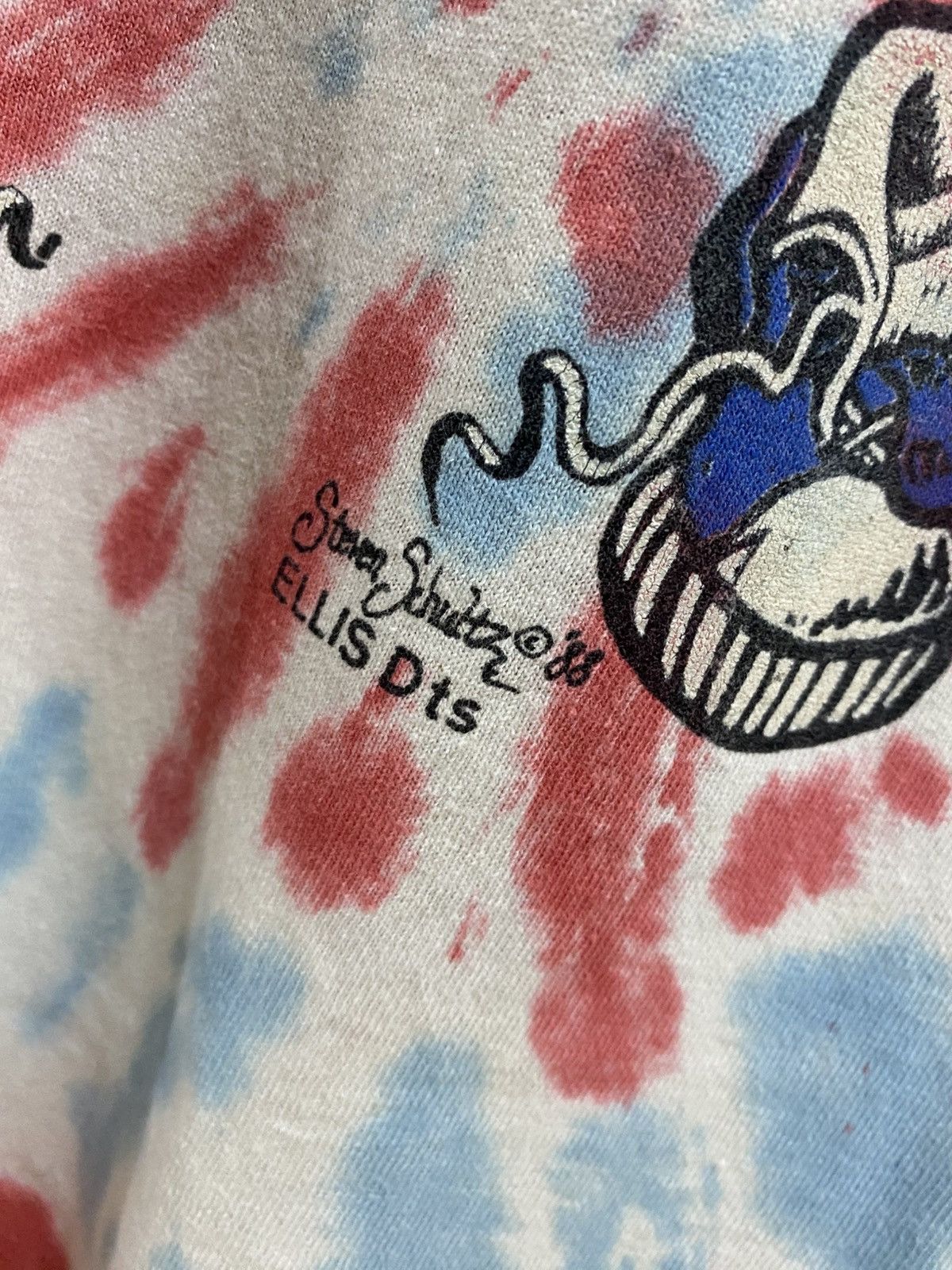 Band Tees Vtg vintage 1989 Grateful Dead Uncle Sam Tie-dye Tshirt Size US L / EU 52-54 / 3 - 10 Thumbnail