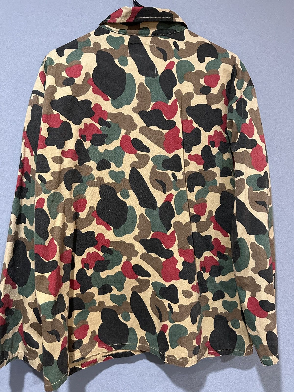 Bape Vintage 90’s Bape Swiss Camo Shirt Size US XL / EU 56 / 4 - 2 Thumbnail