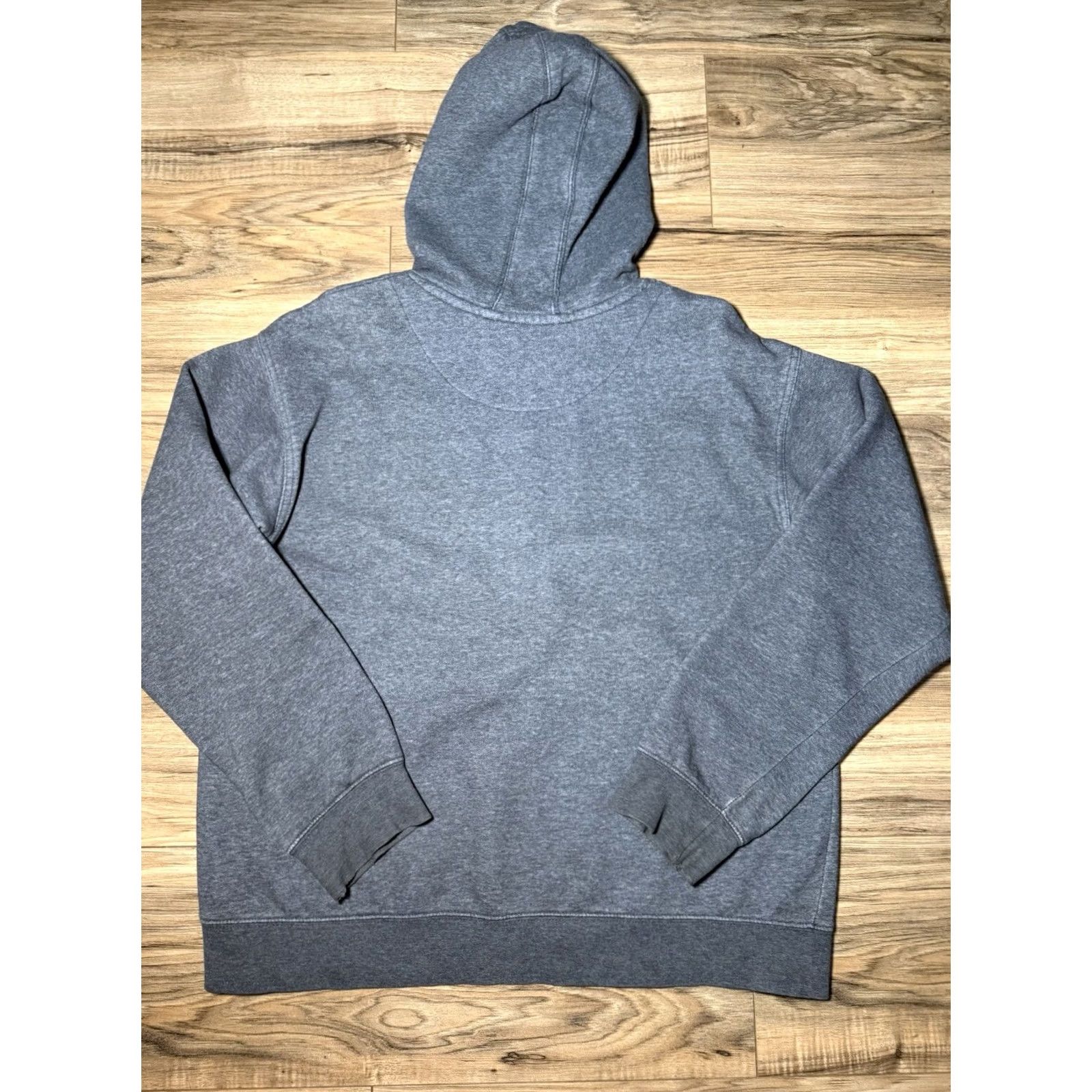 Nike VINTAGE Nike Hoodie Mens Small Gray Tag Sweatshirt Center Swoosh Y2K Spellout Sports Shirt Size US S / EU 44-46 / 1 - 4 Thumbnail