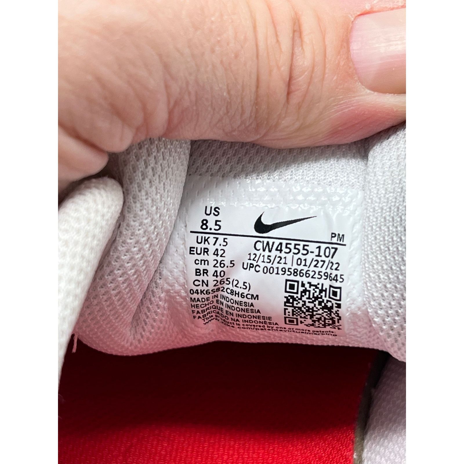 Nike Nike Air Max SC Shoes White Red Gray Men's Size US 8.5 / EU 41-42 - 8 Thumbnail