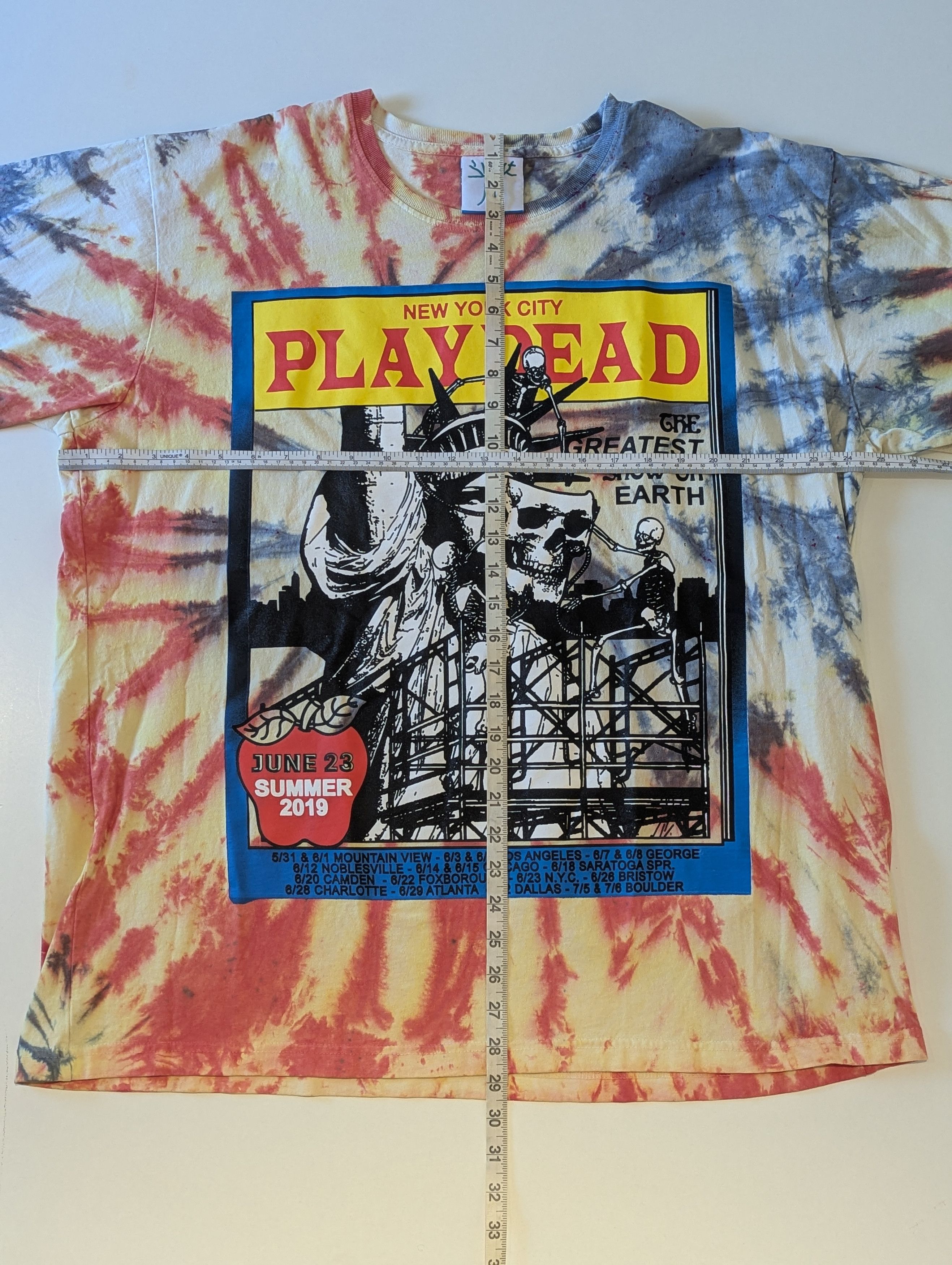 Online Ceramics Online Ceramics x Dead & Co Summer Tour T-Shirt Size US XXL / EU 58 / 5 - 2 Thumbnail