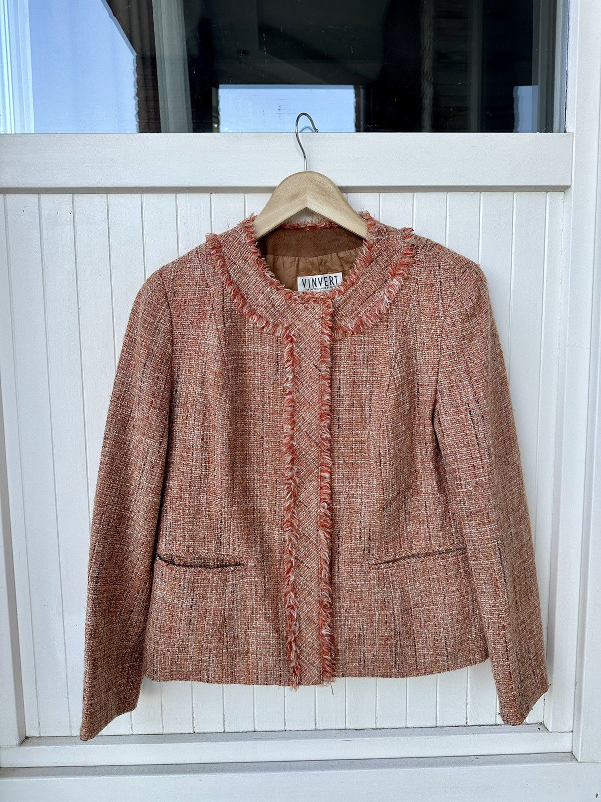 Vintage Vinvert Tweed Jacket Made In Japan