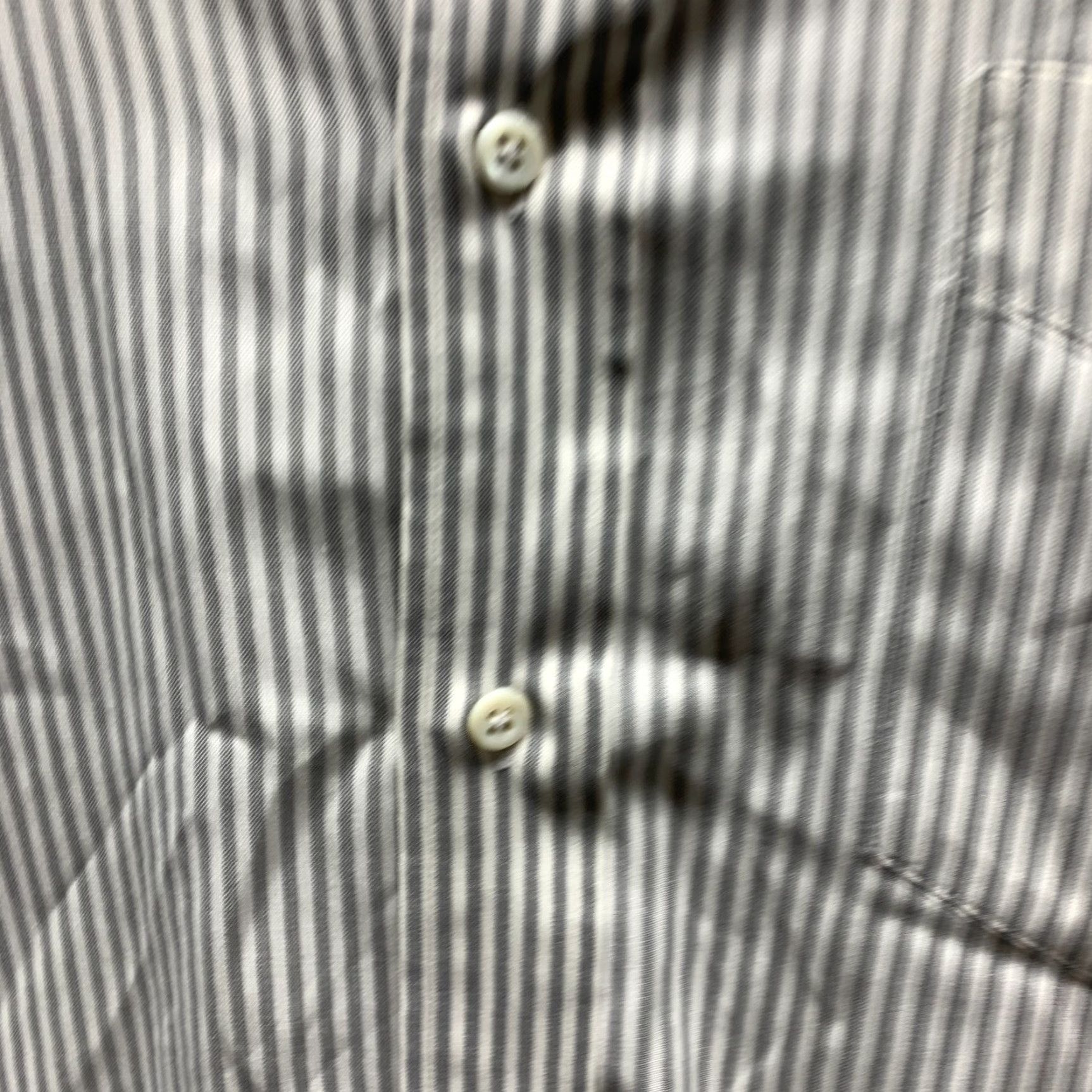 Nordstrom VINTAGE Nordstrom Shirt Mens 16 Large Gray Cotton Button-Up Size US L / EU 52-54 / 3 - 4 Thumbnail