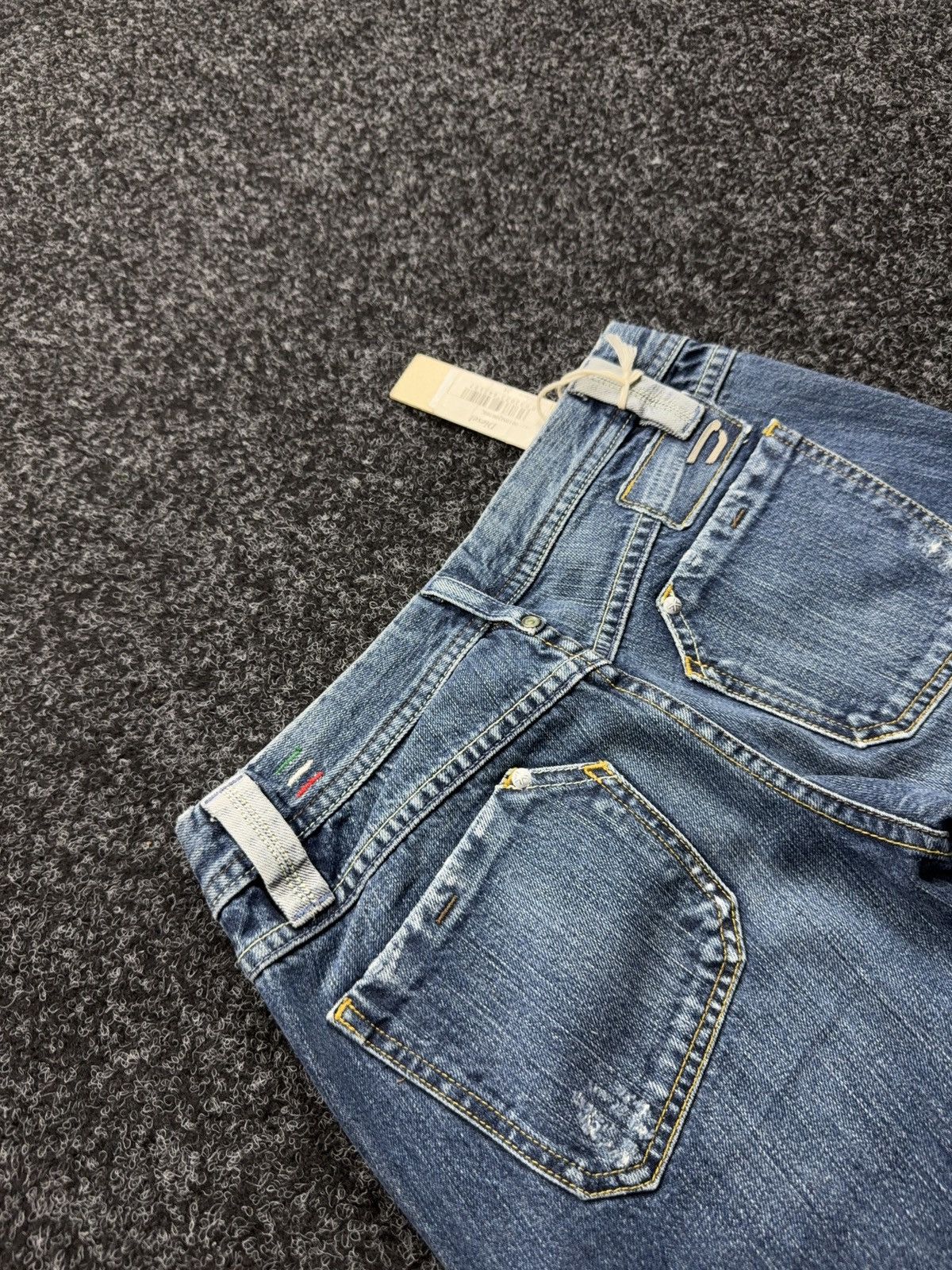 Diesel NWT Luxury 00s Diesel Junnie Low Rise Retro Rock Jeans Y2K Size 25" / US 0 / IT 36 - 16 Thumbnail